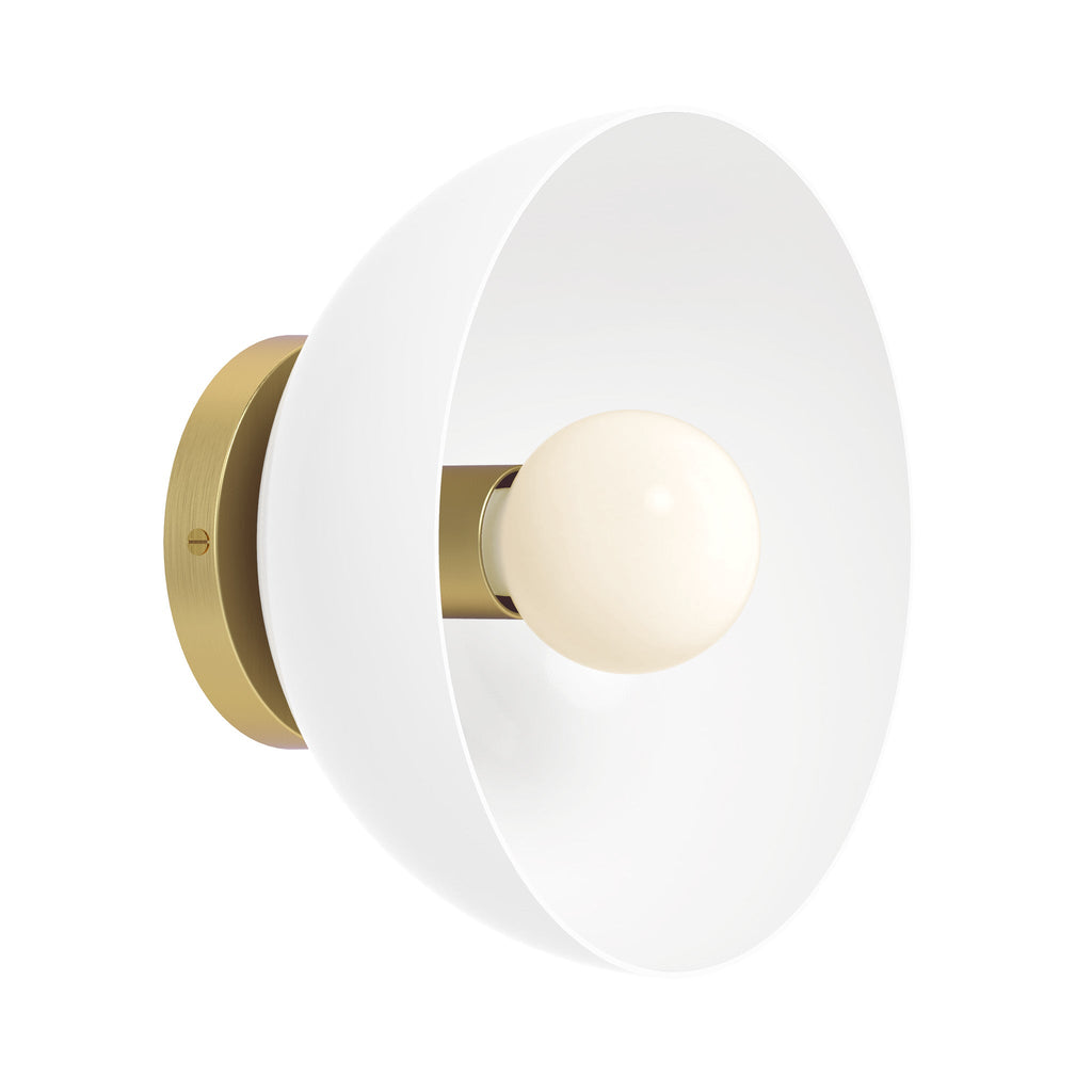 Color Hemi Sconce 10"