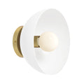 Color Hemi Sconce 10"