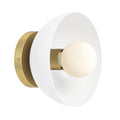 Color Hemi Sconce 8"