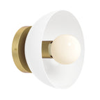 Color Hemi Sconce 8"