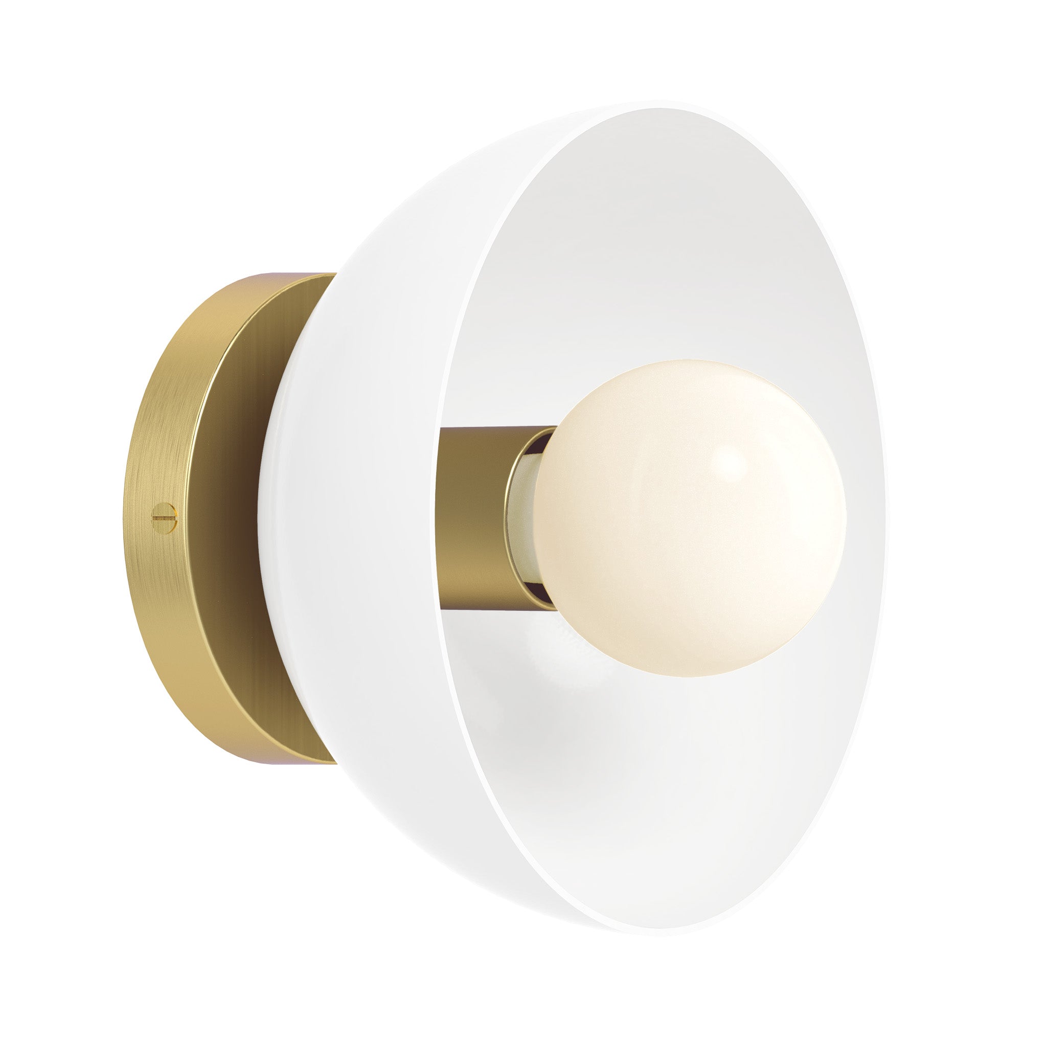 Color Hemi Sconce 8"
