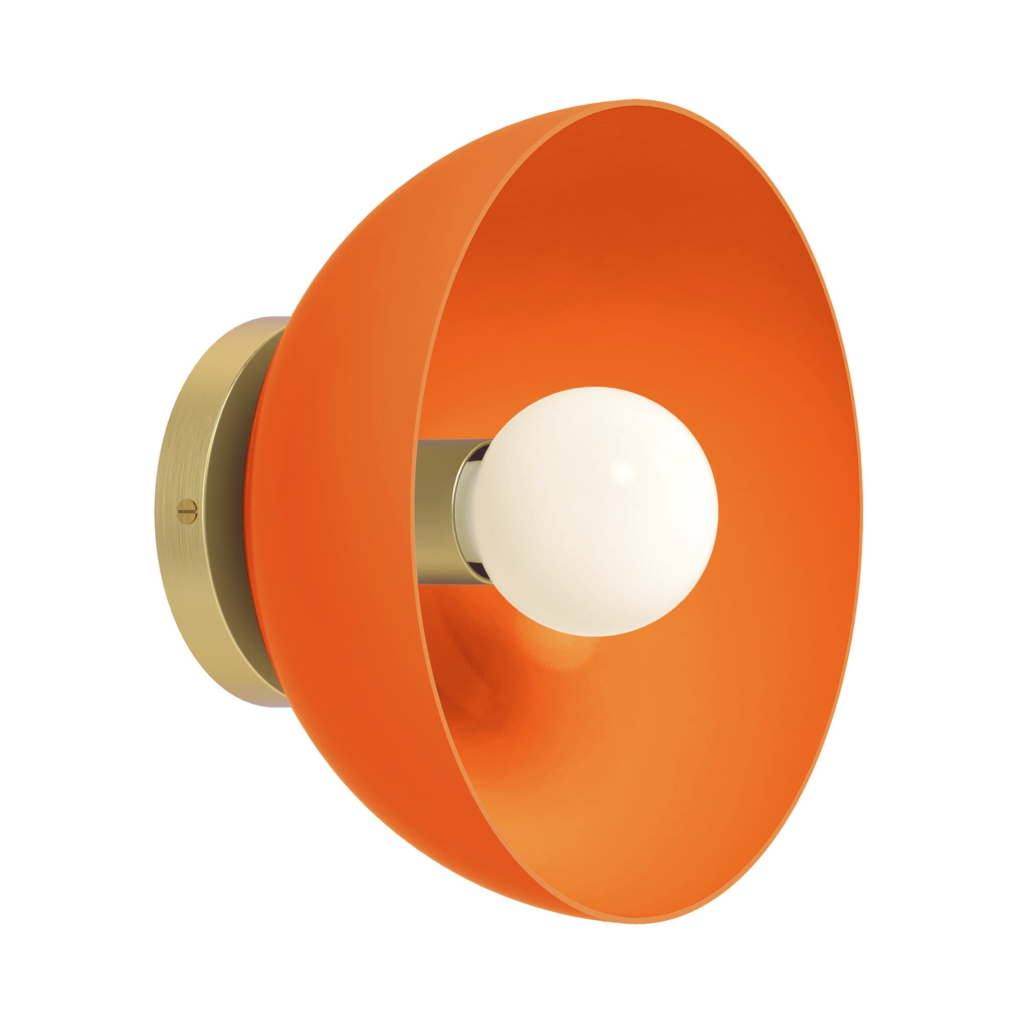 Color Hemi Sconce 10"