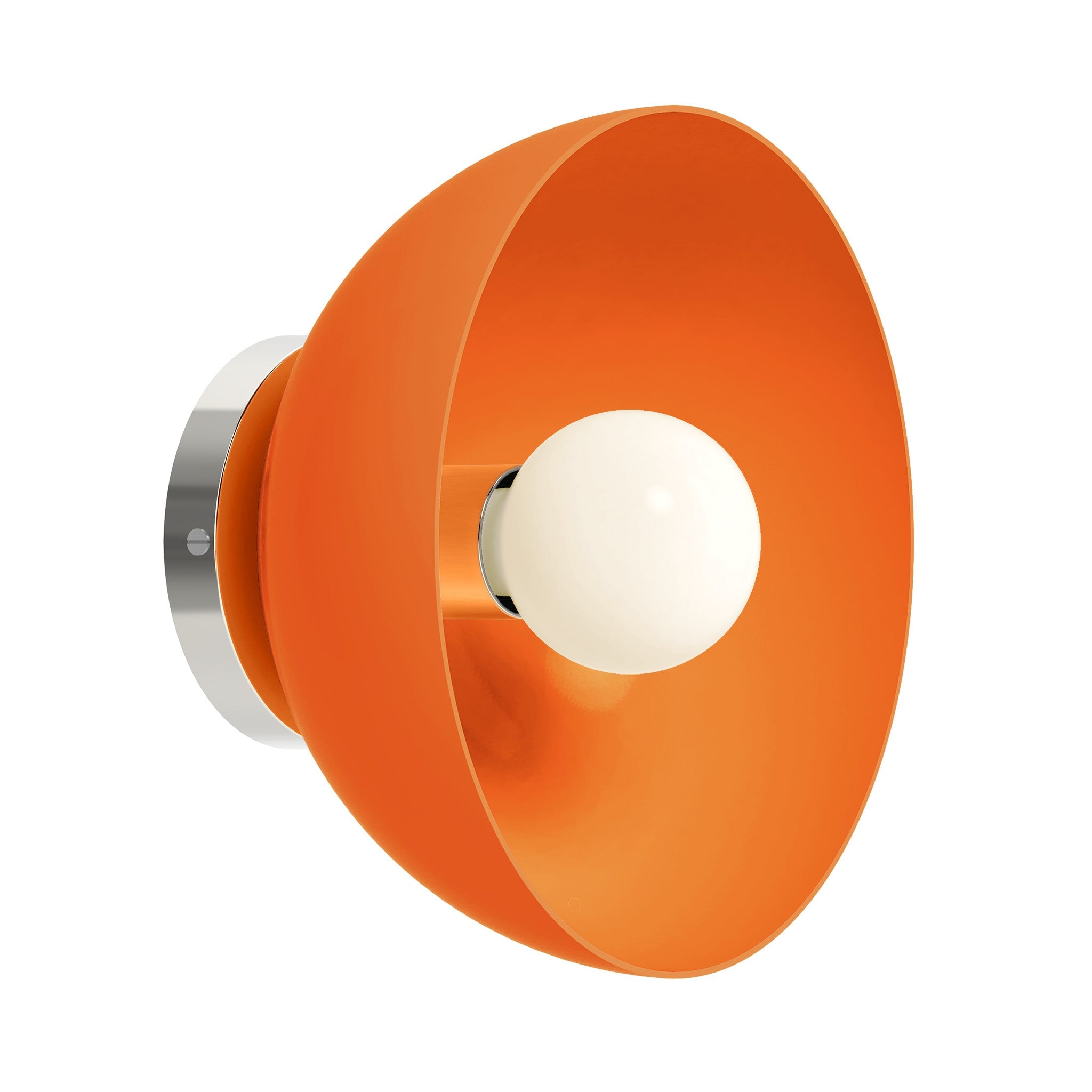Color Hemi Sconce 10"