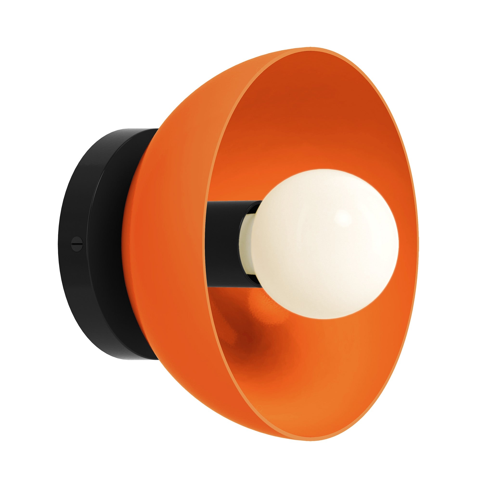 Color Hemi Sconce 8"