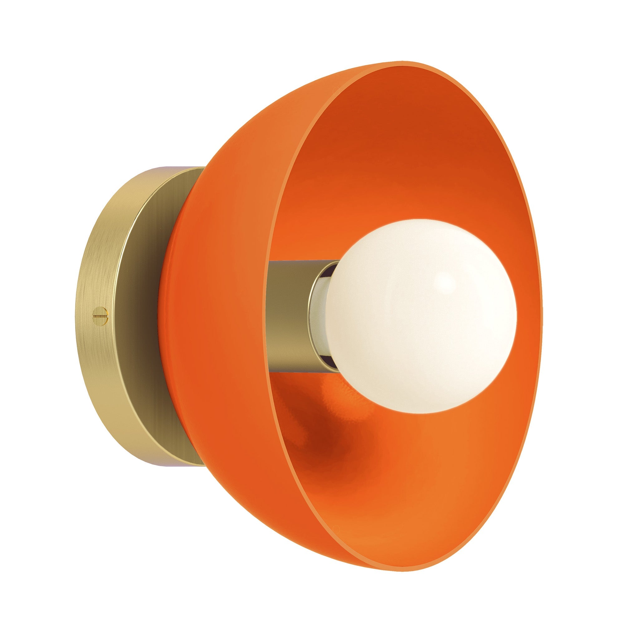 Color Hemi Sconce 8"