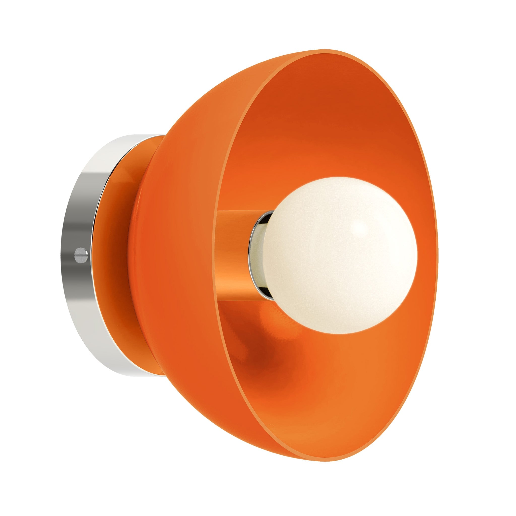 Color Hemi Sconce 8"