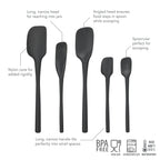 All-Silicone Spatulas - Set of 5