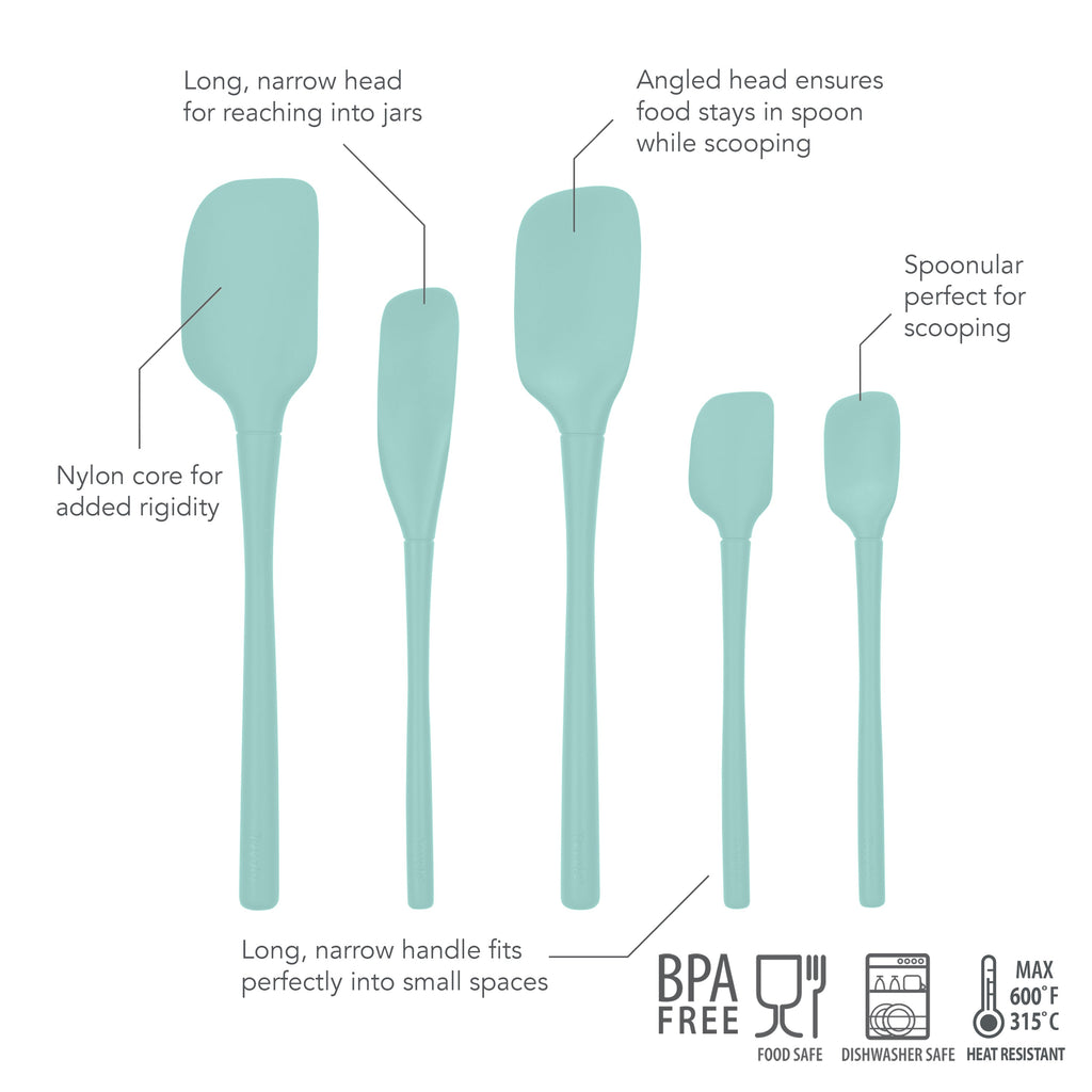 All-Silicone Spatulas - Set of 5