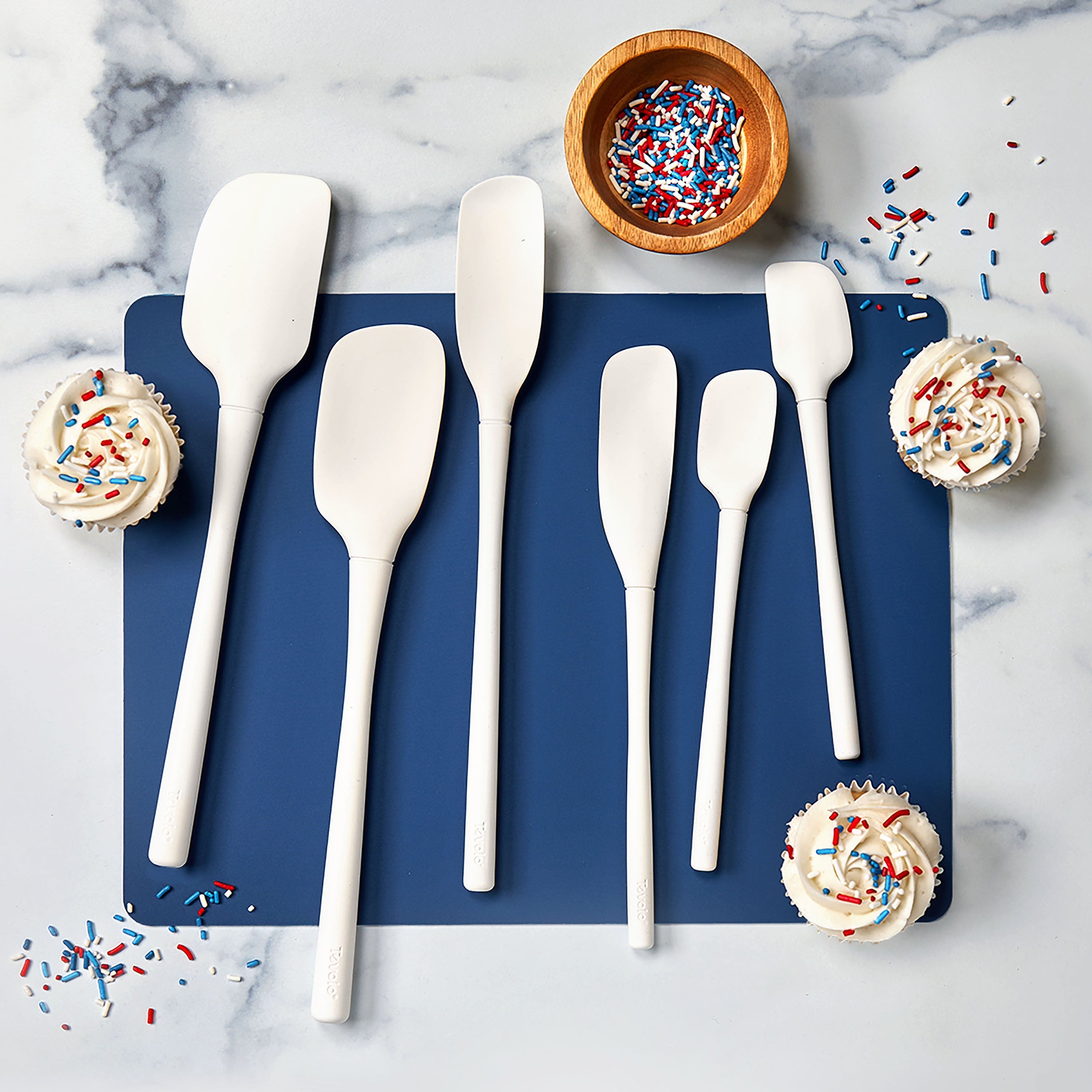 All-Silicone Spatulas - Set of 5