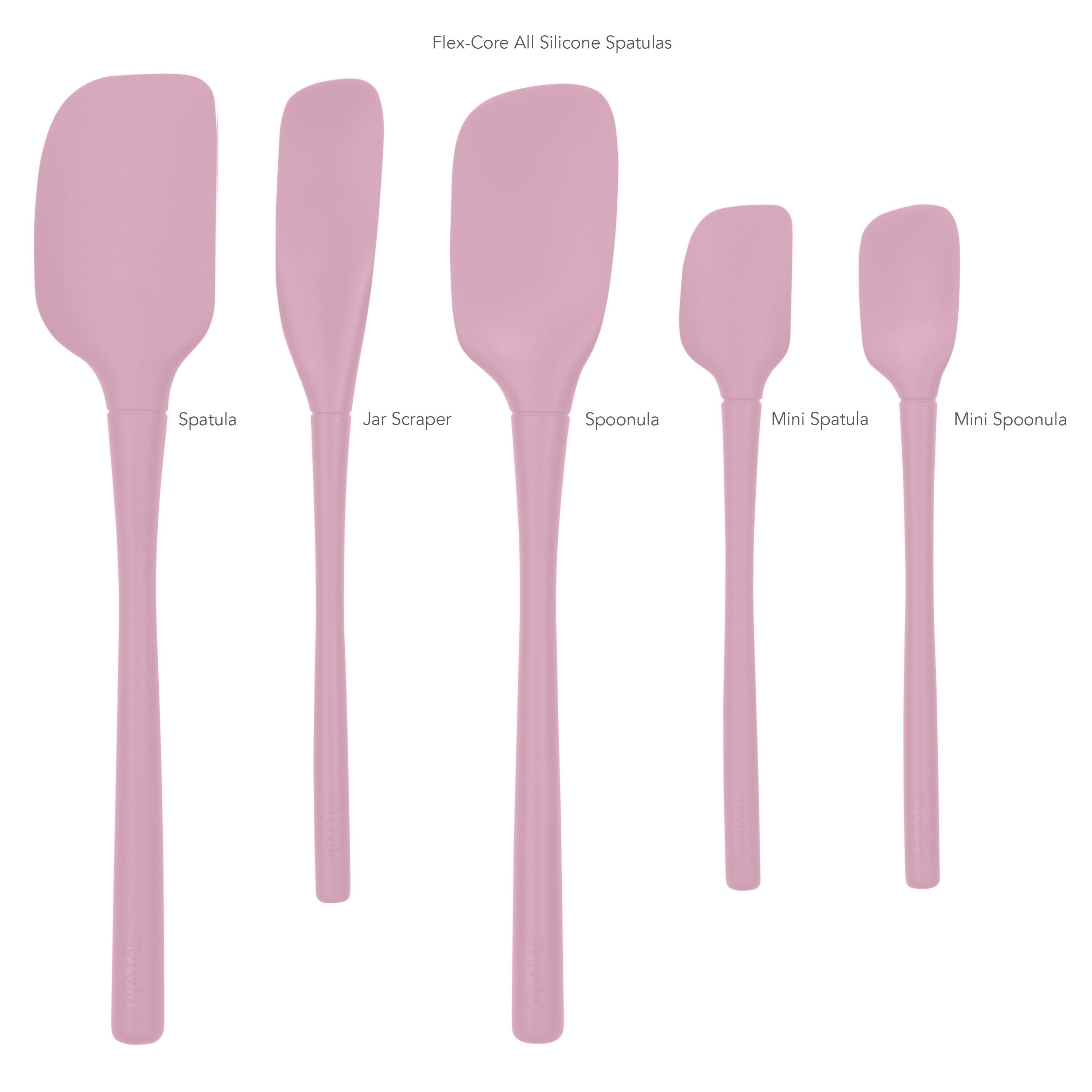 All-Silicone Spatulas - Set of 5