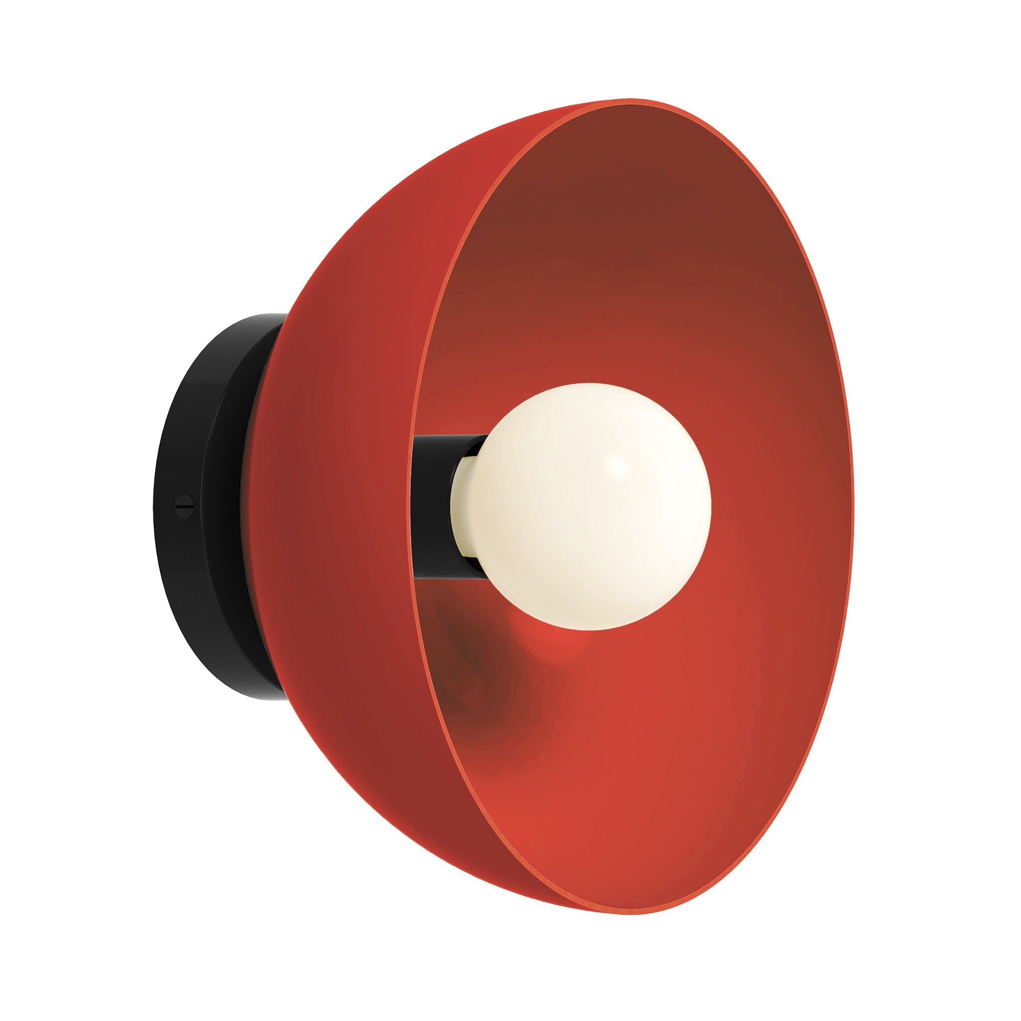 Color Hemi Sconce 10"
