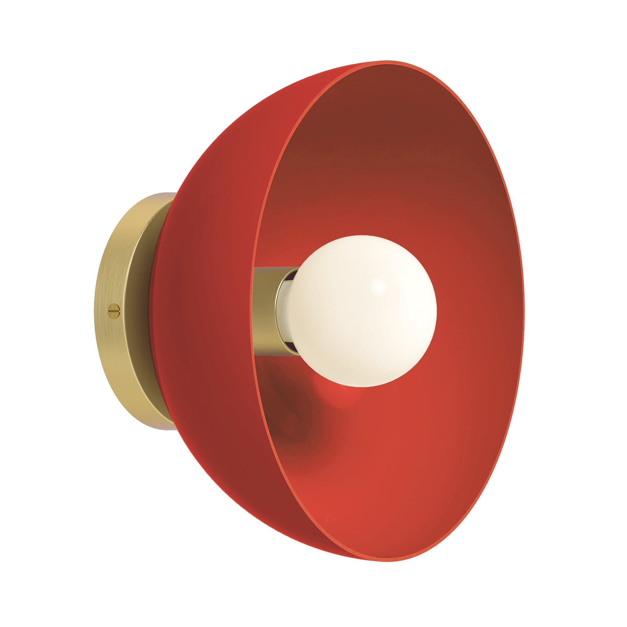 Color Hemi Sconce 10"