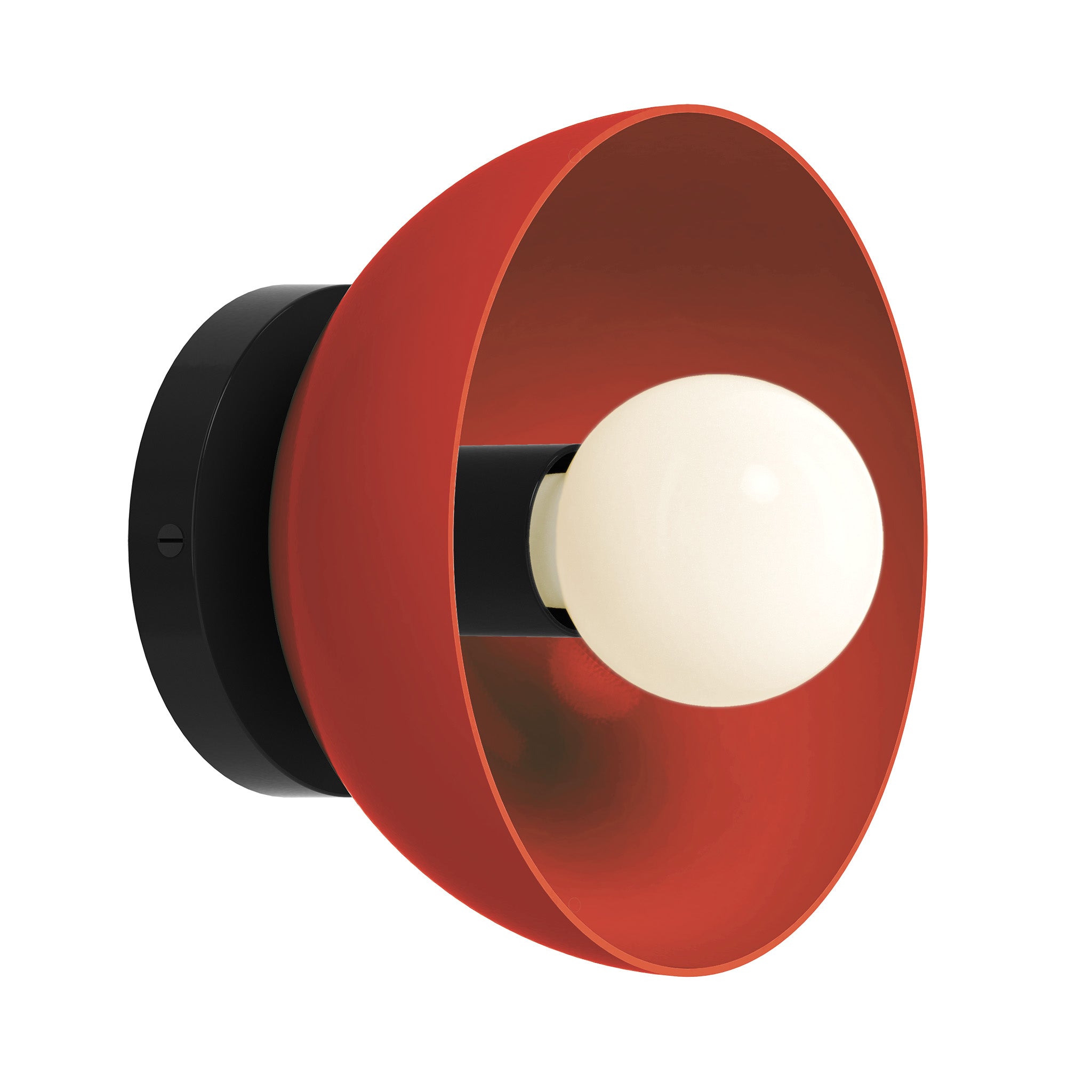 Color Hemi Sconce 8"