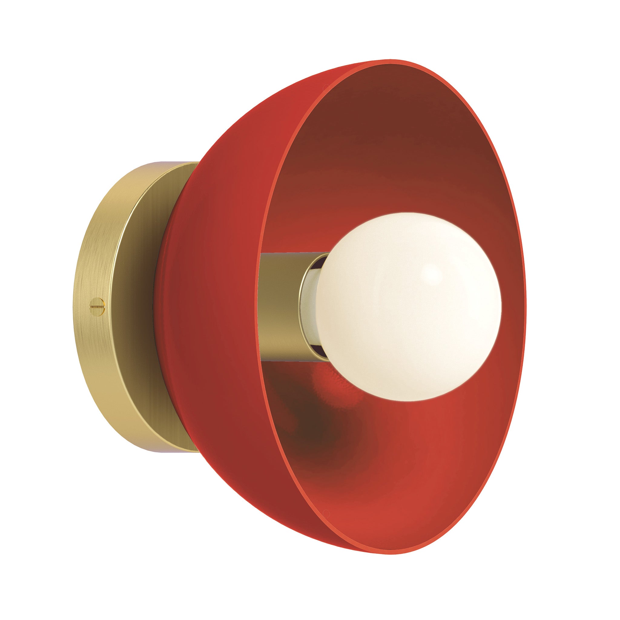 Color Hemi Sconce 8"