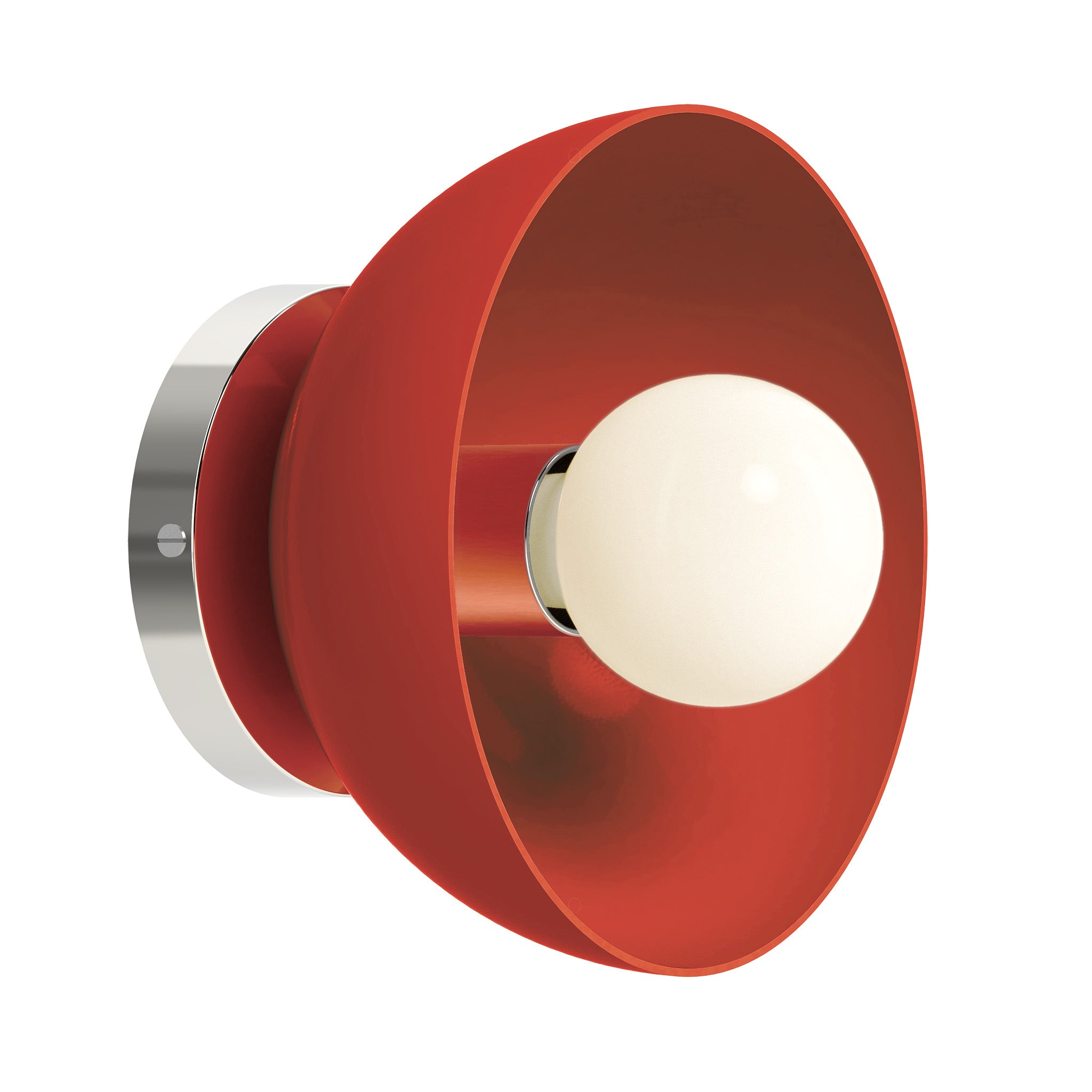 Color Hemi Sconce 8"