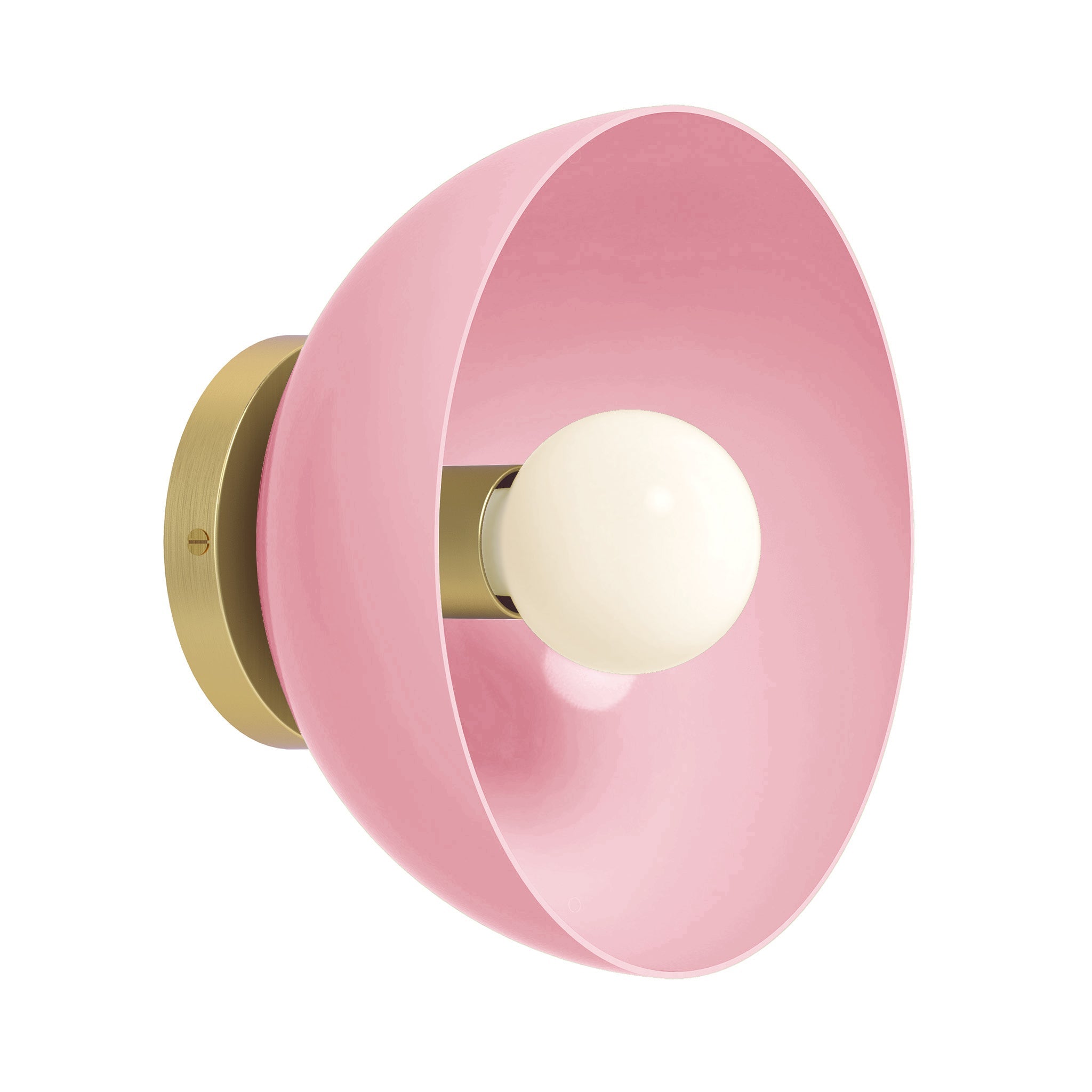 Color Hemi Sconce 10"