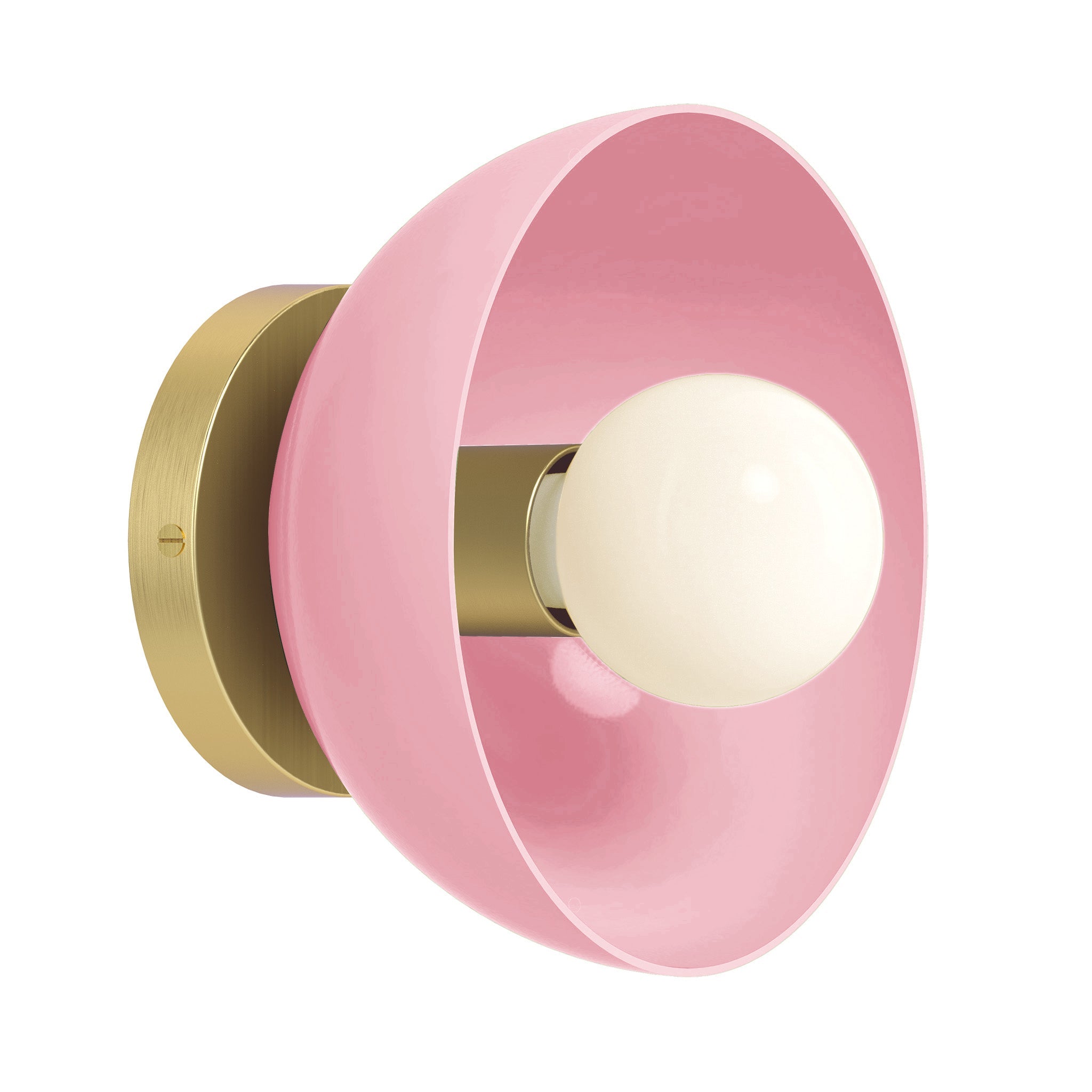 Color Hemi Sconce 8"