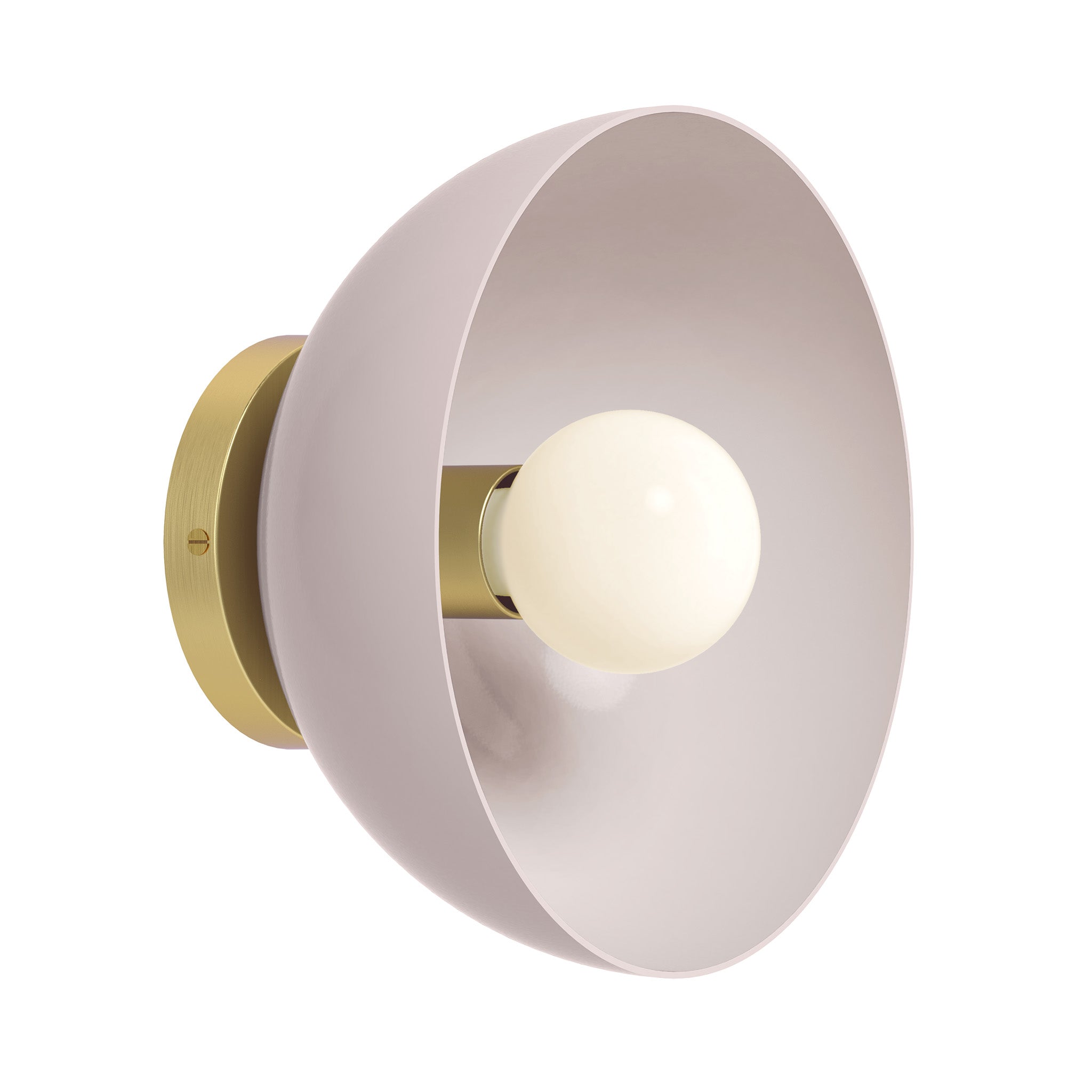 Color Hemi Sconce 10"