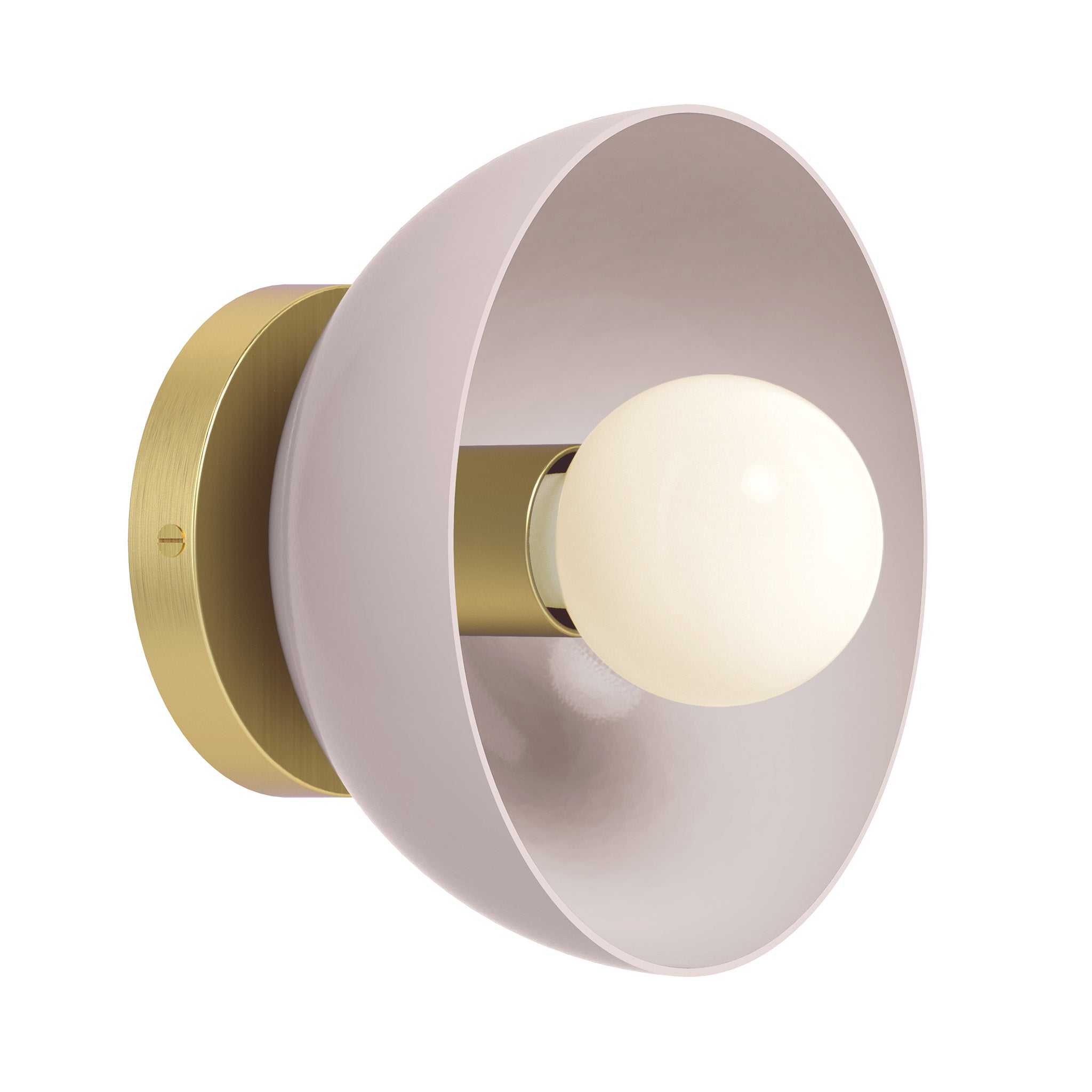 Color Hemi Sconce 8"