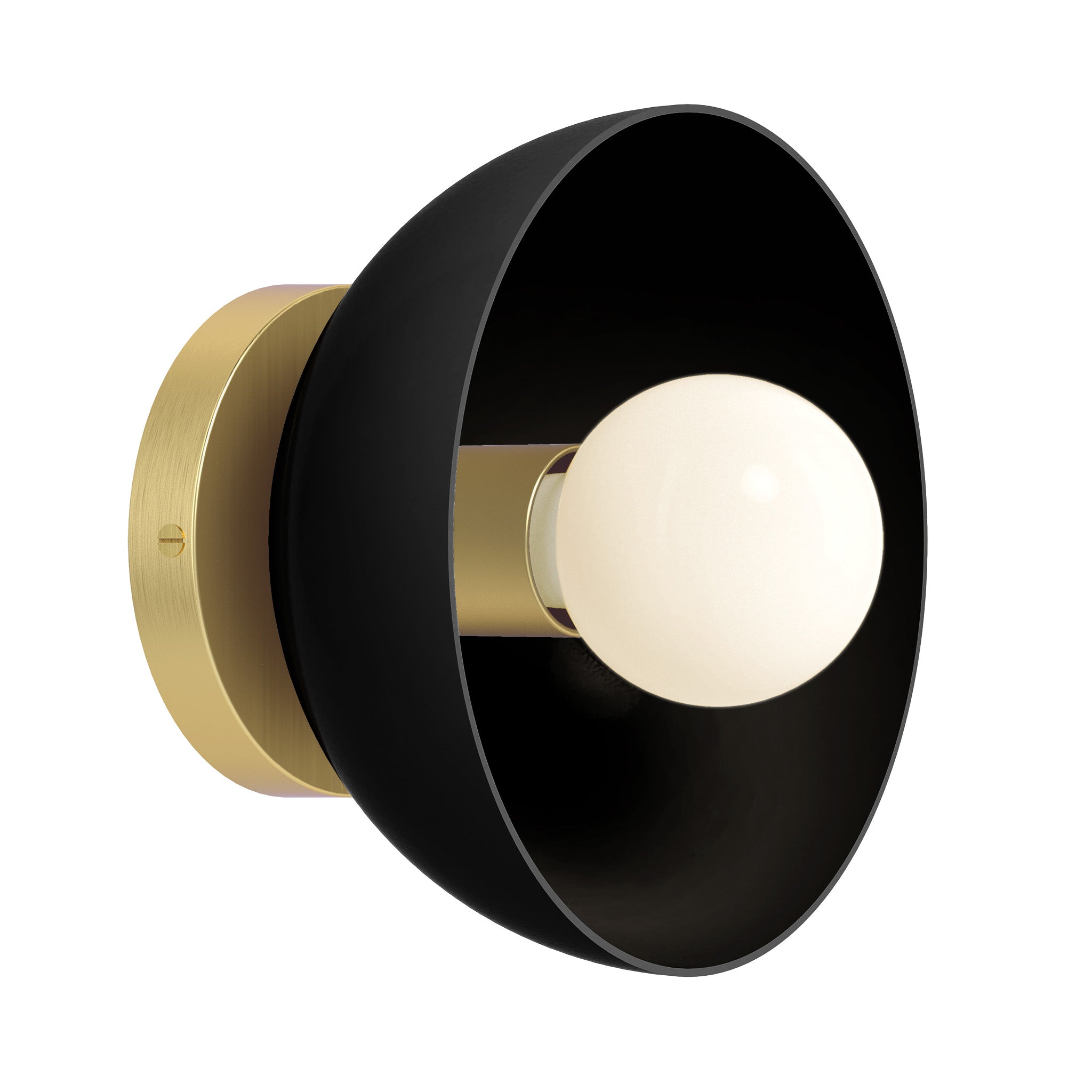 Color Hemi Sconce 8"