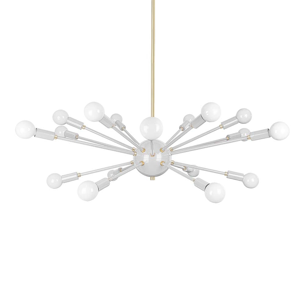 Color Elliptical Sputnik Chandelier