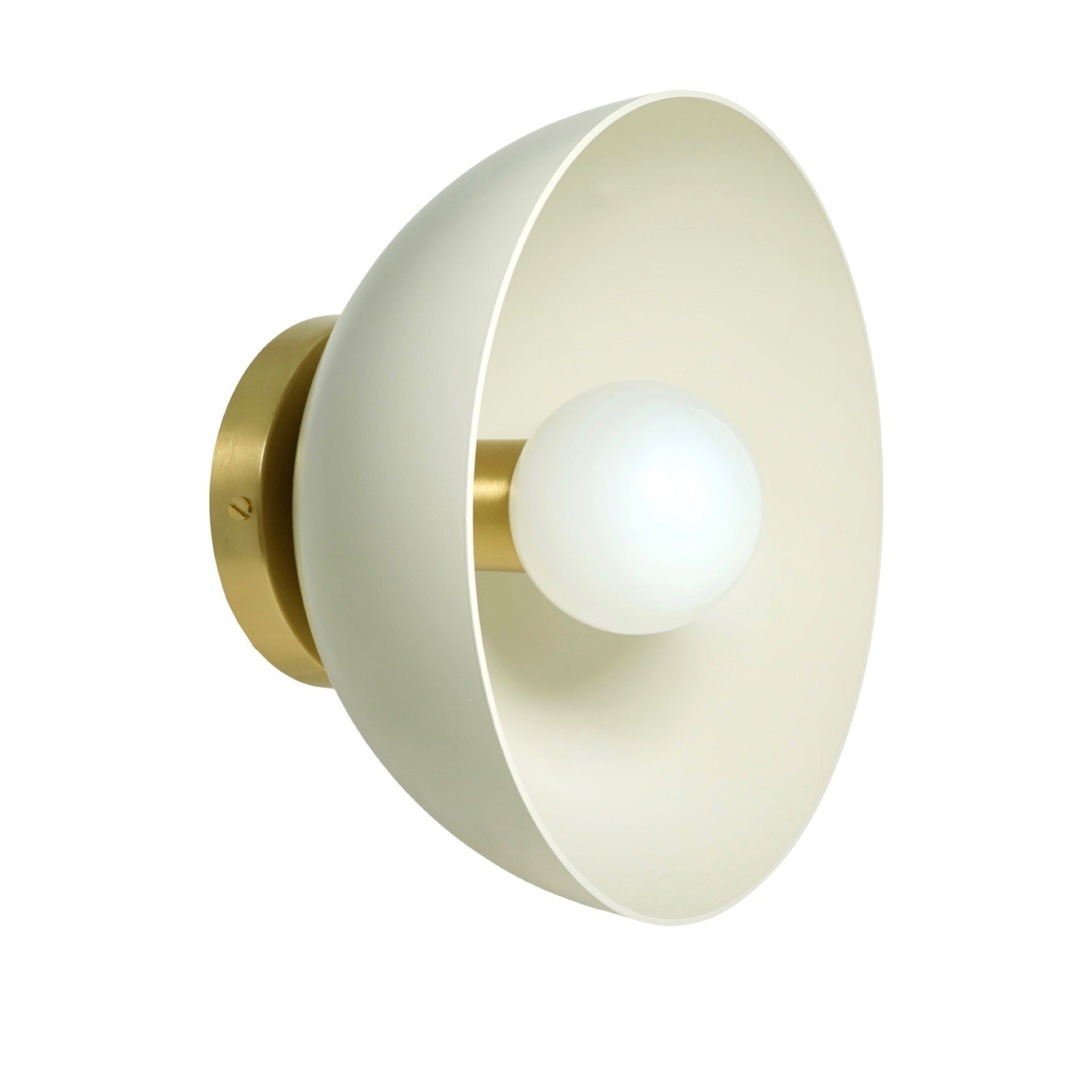 Color Hemi Sconce 10"