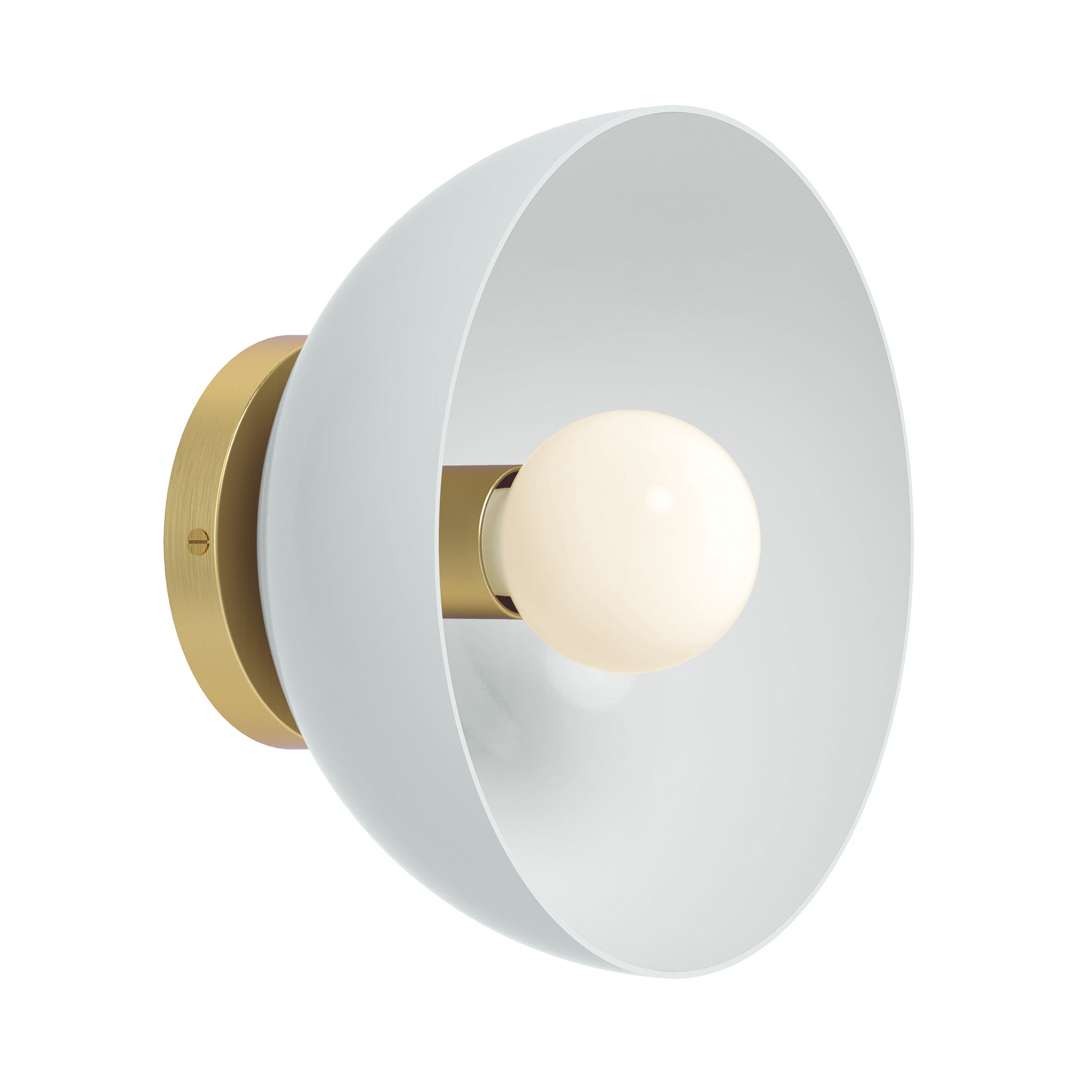 Color Hemi Sconce 10"