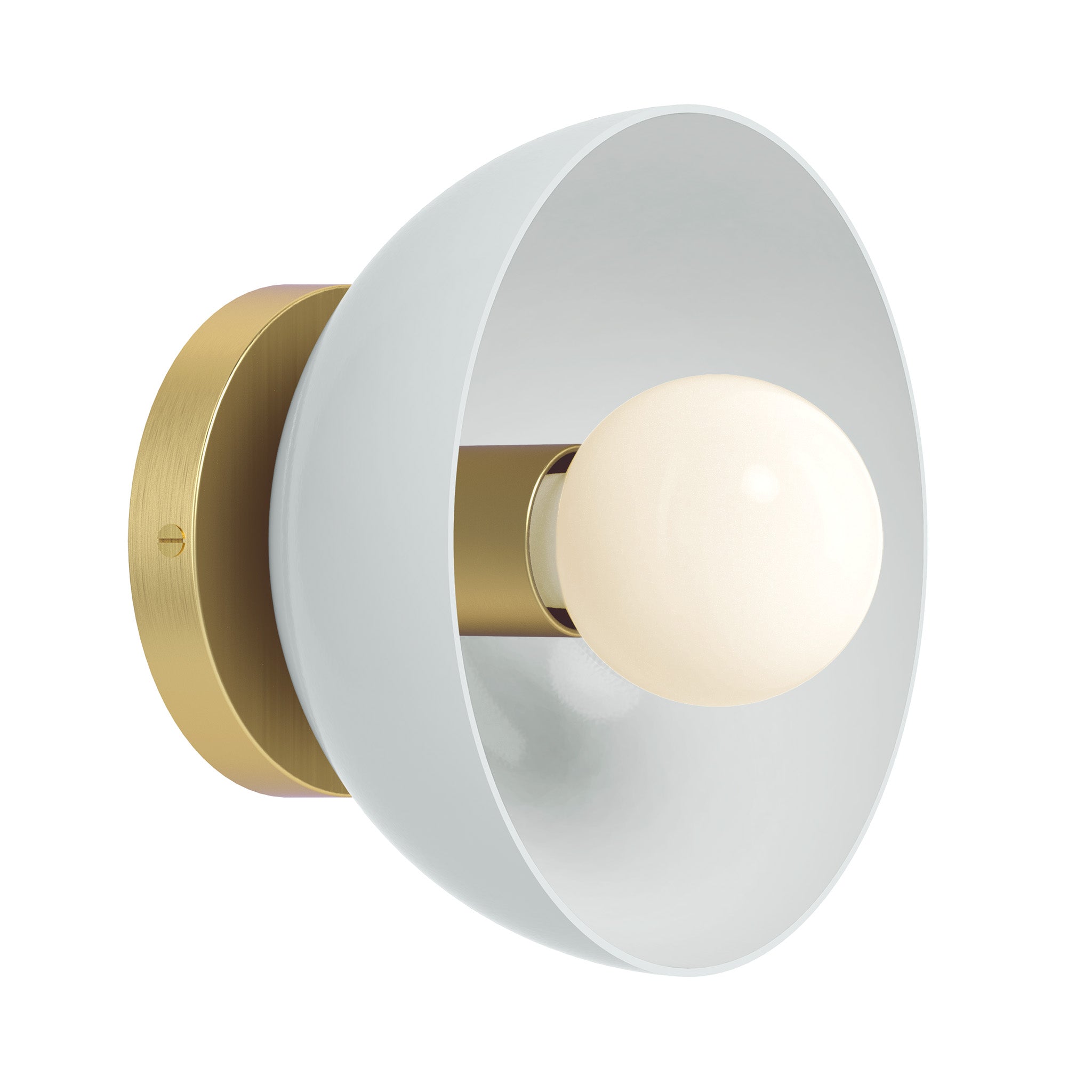 Color Hemi Sconce 8"