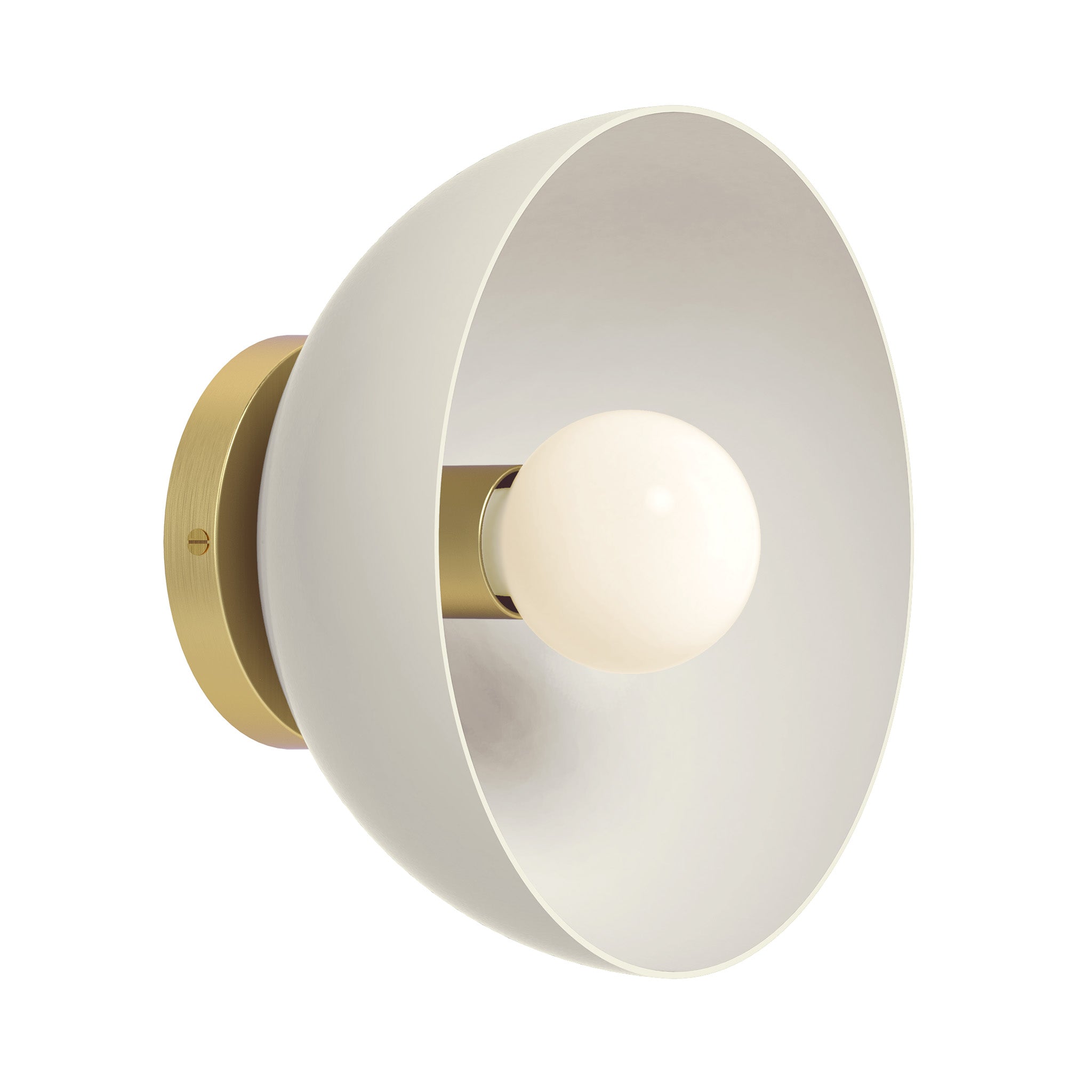 Color Hemi Sconce 10"
