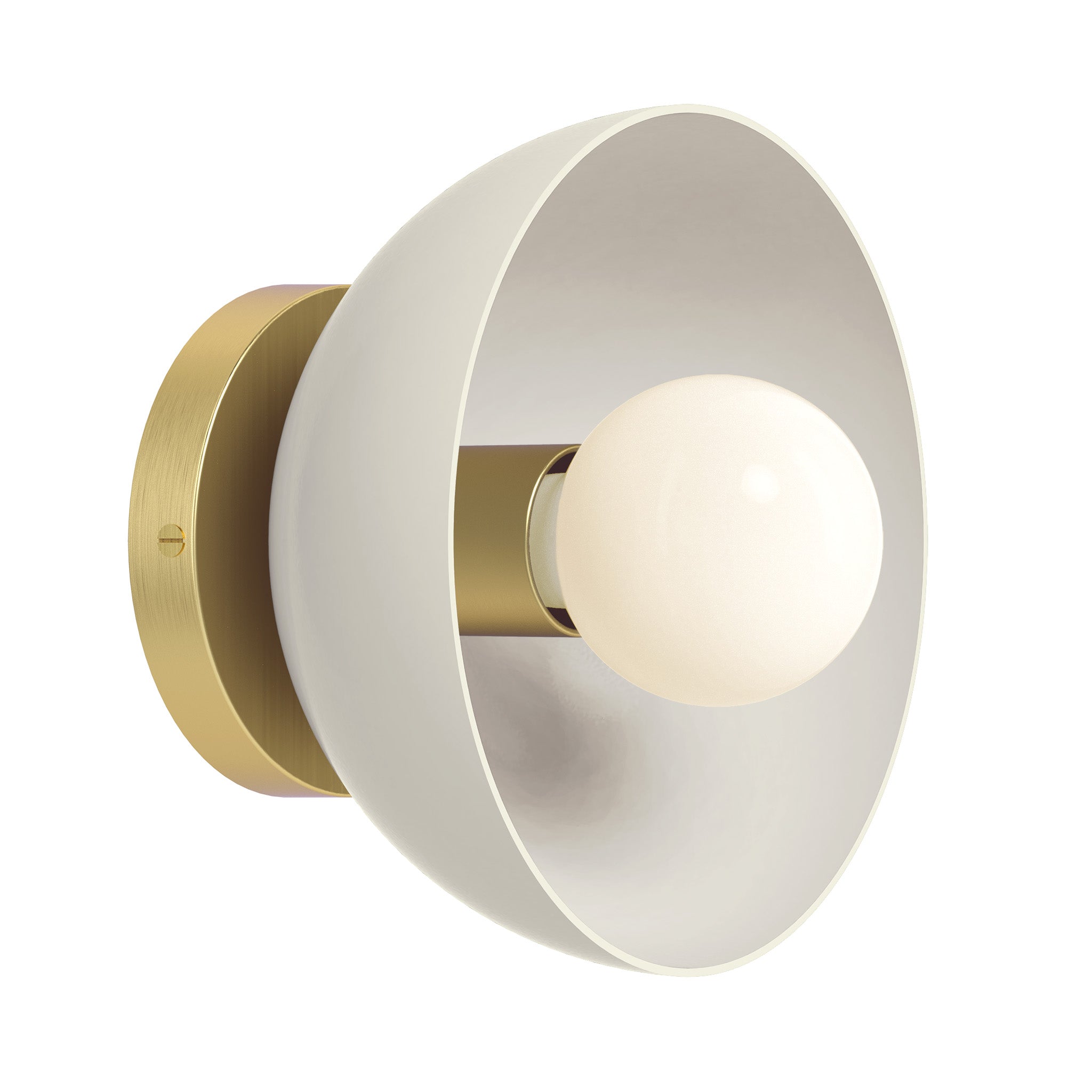 Color Hemi Sconce 8"