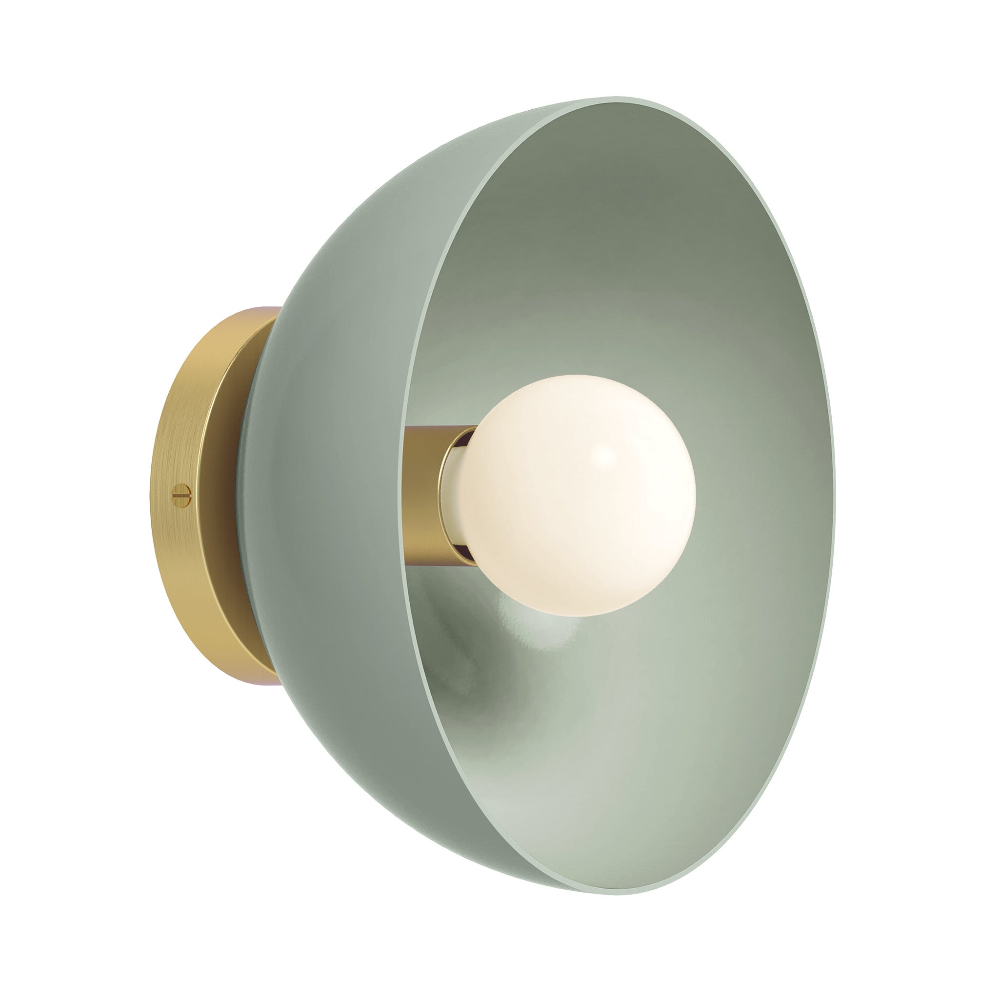 Color Hemi Sconce 10"