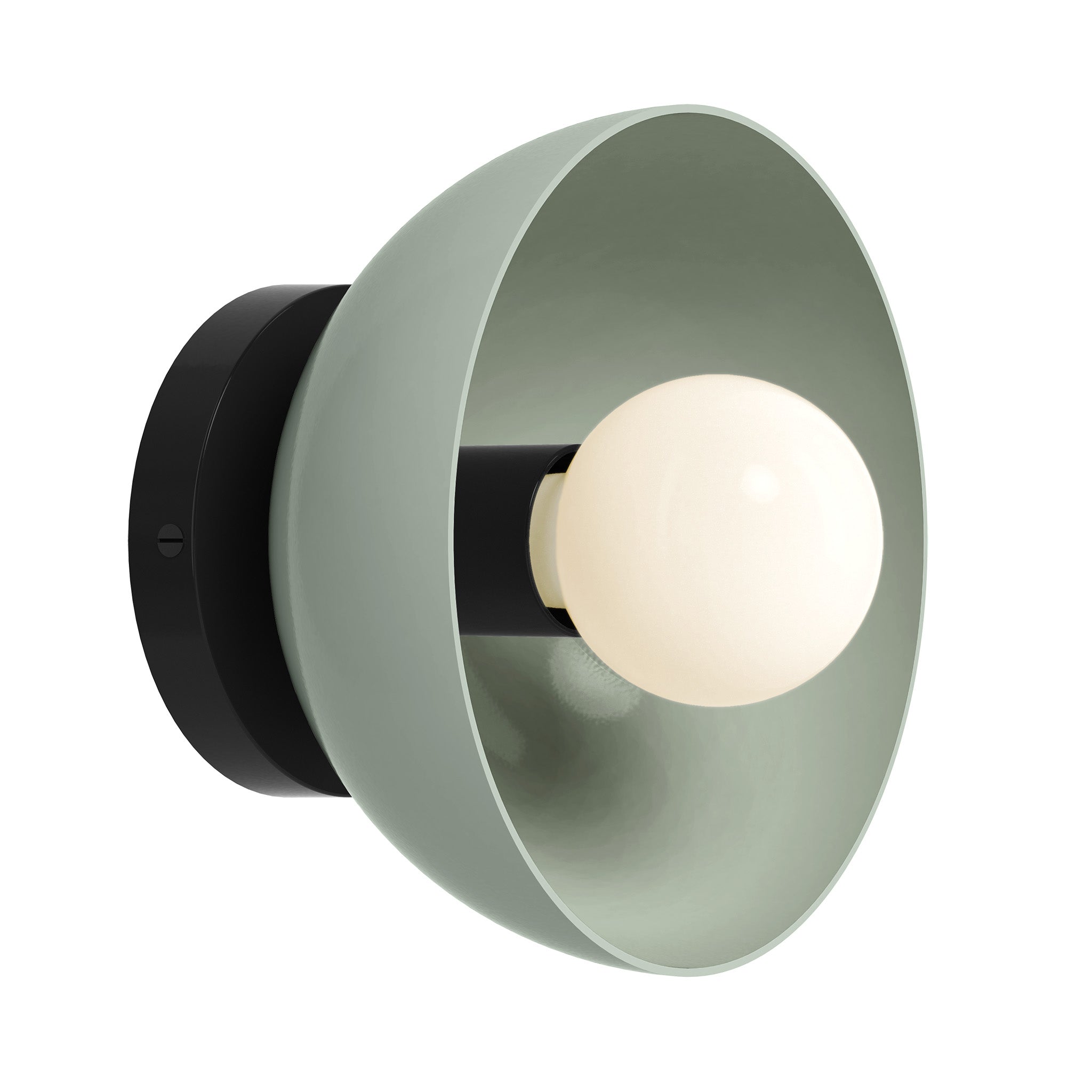 Color Hemi Sconce 8"