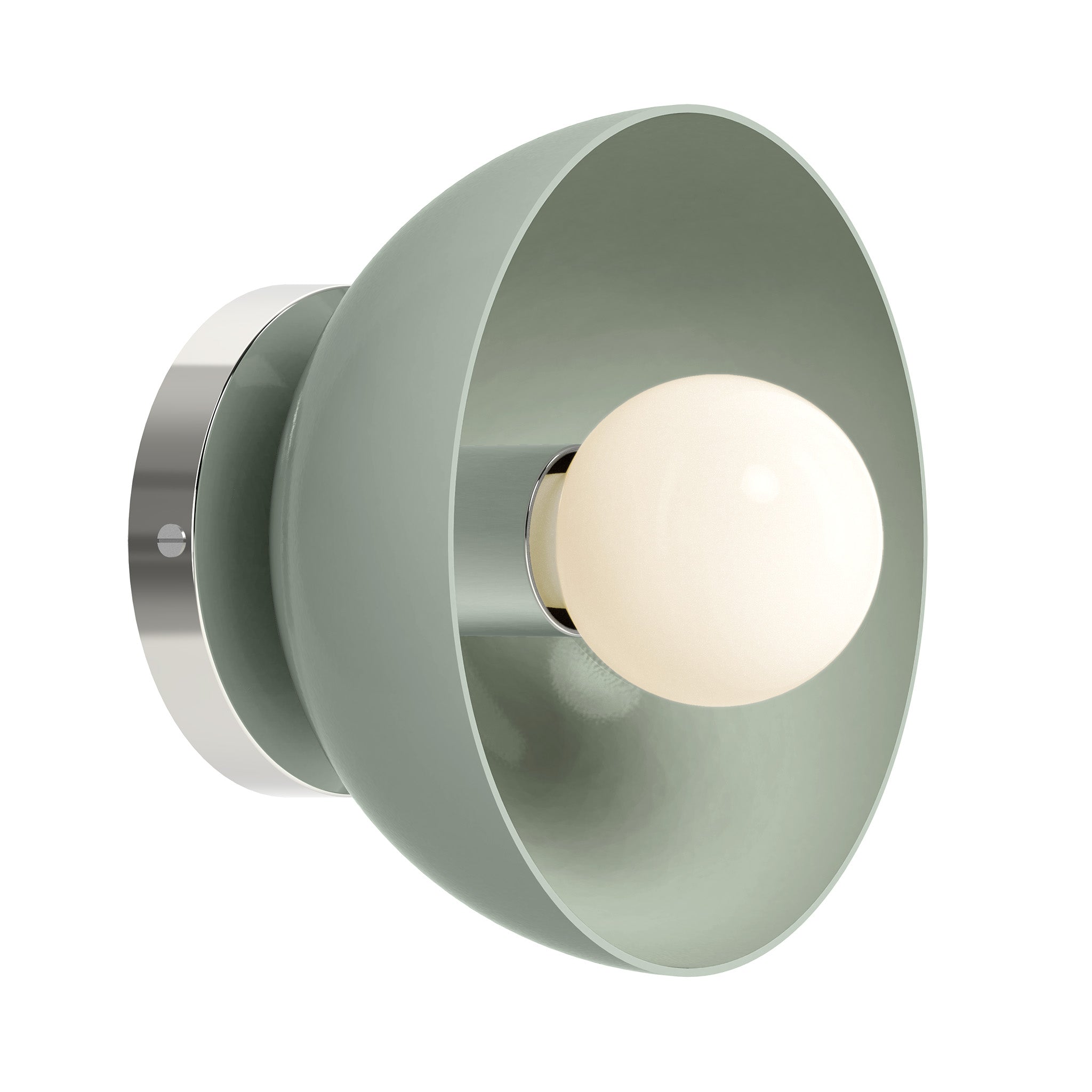 Color Hemi Sconce 8"