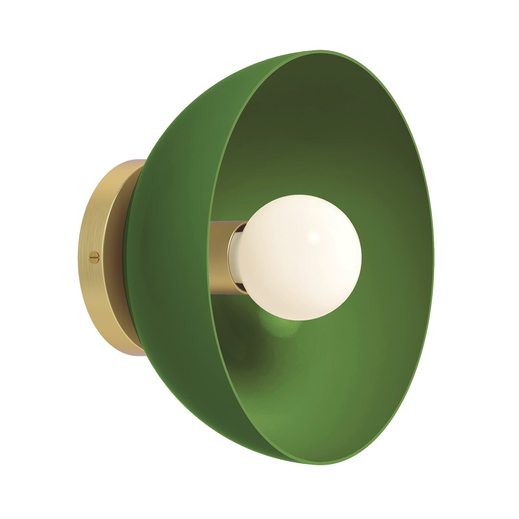 Color Hemi Sconce 10"