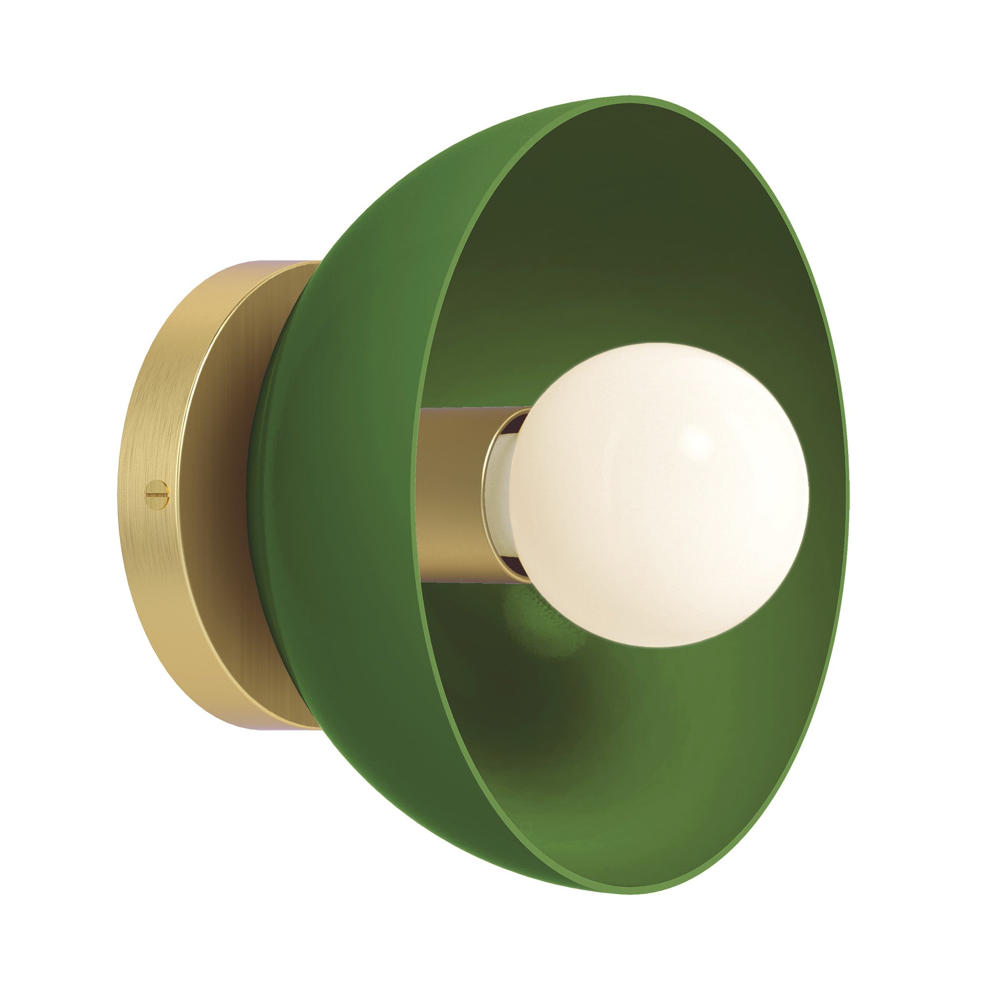 Color Hemi Sconce 8"