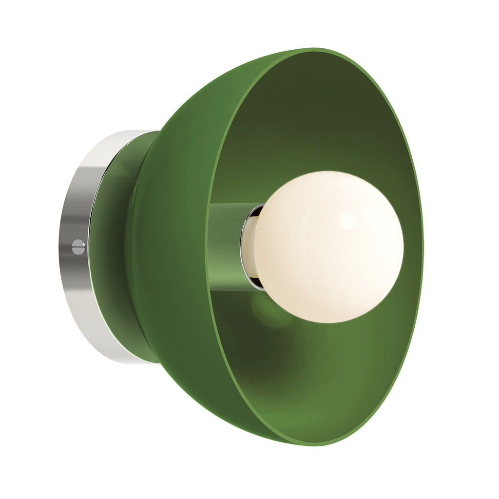 Color Hemi Sconce 8"