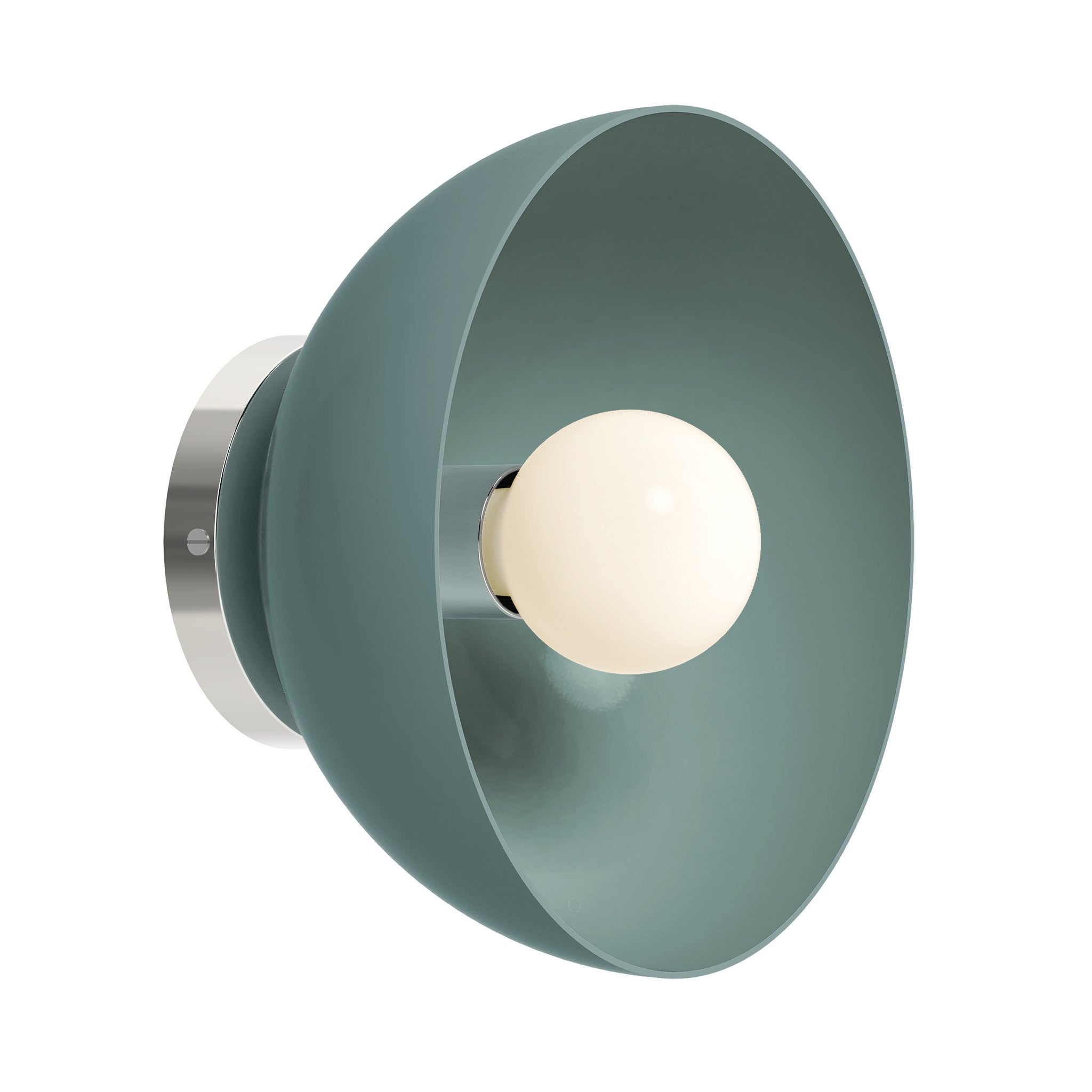 Color Hemi Sconce 10"