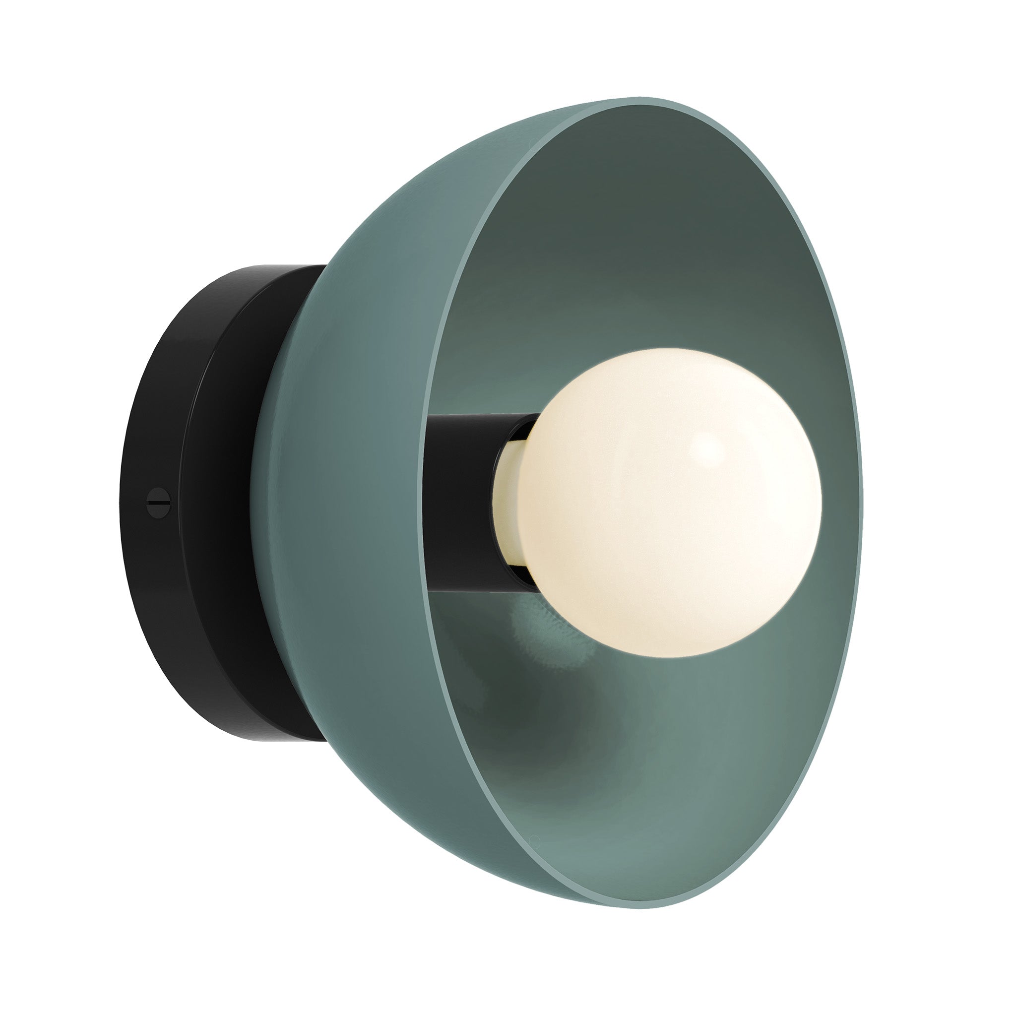 Color Hemi Sconce 8"