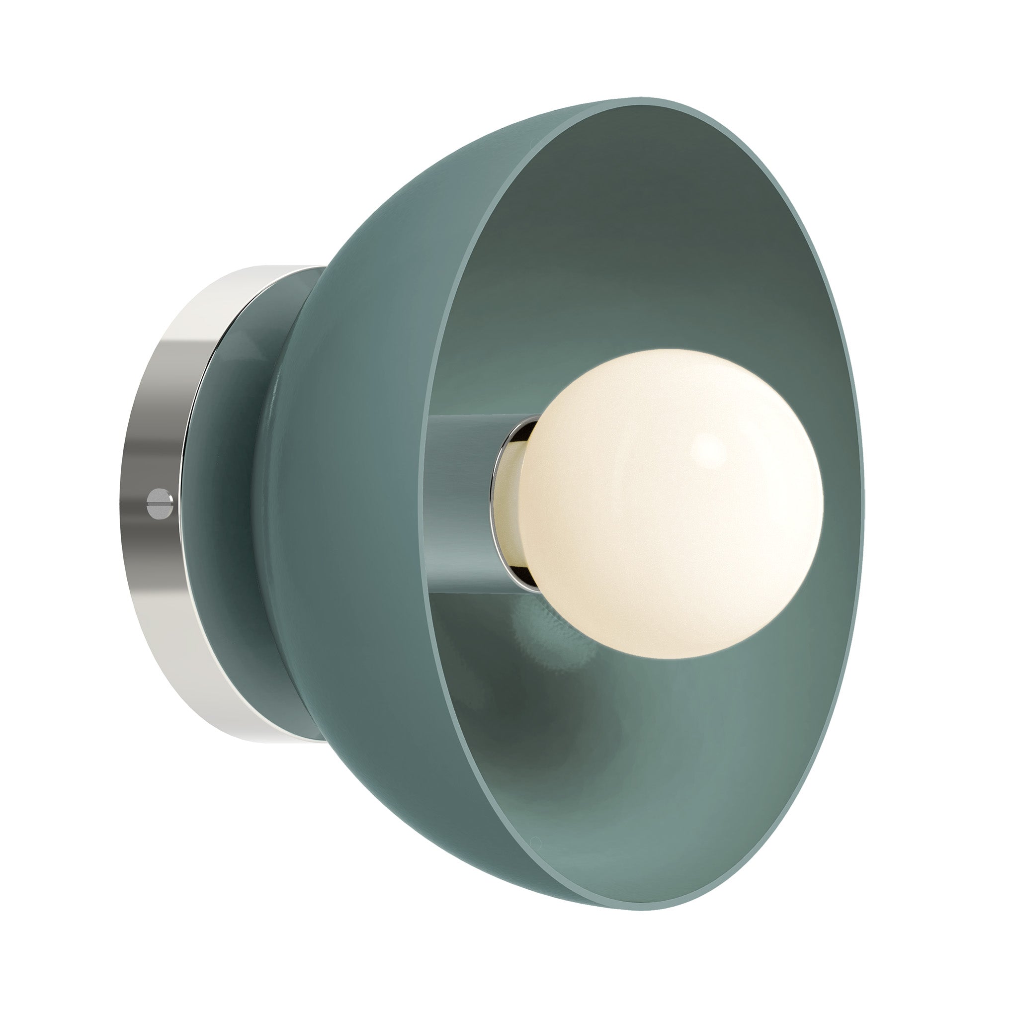 Color Hemi Sconce 8"