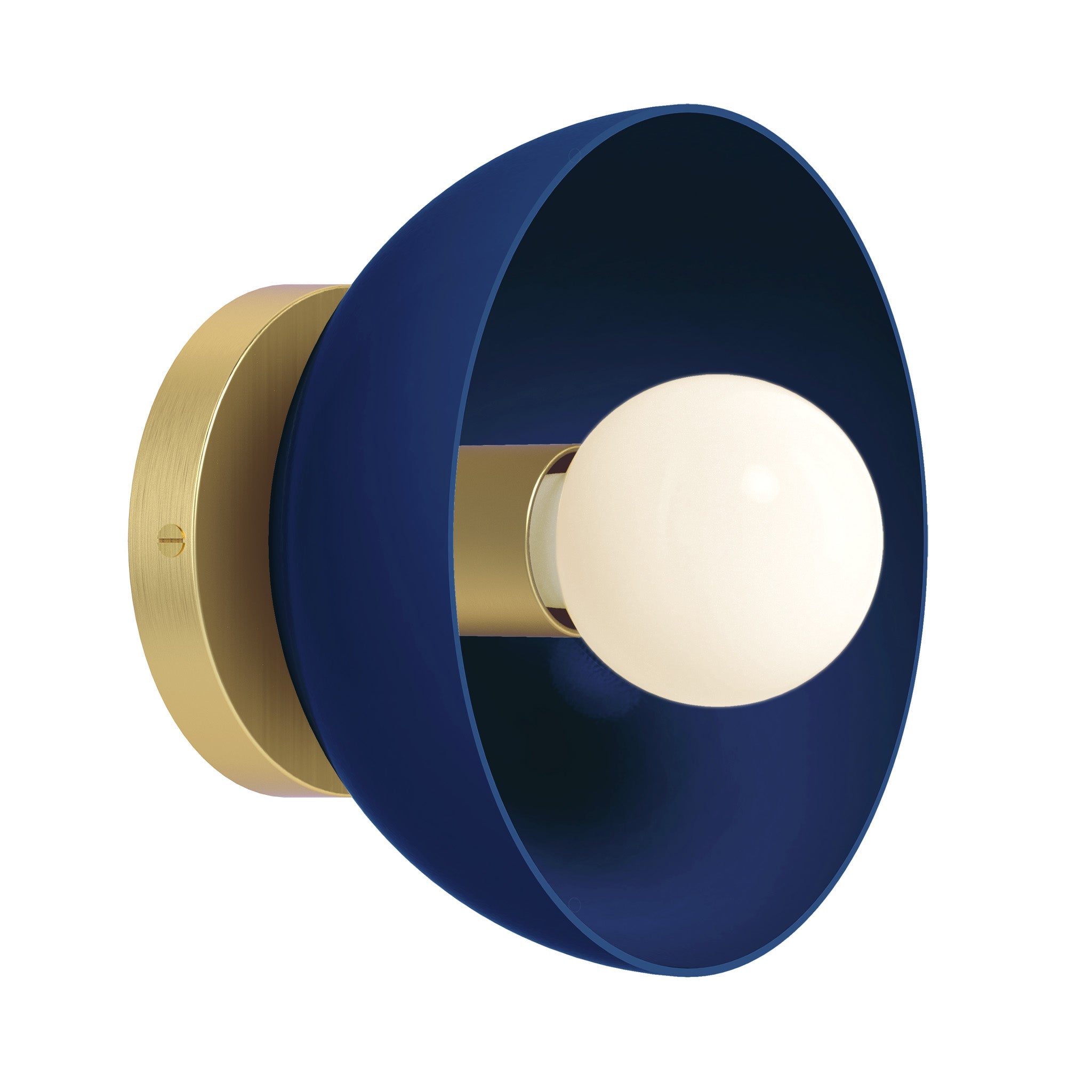 Color Hemi Sconce 8"