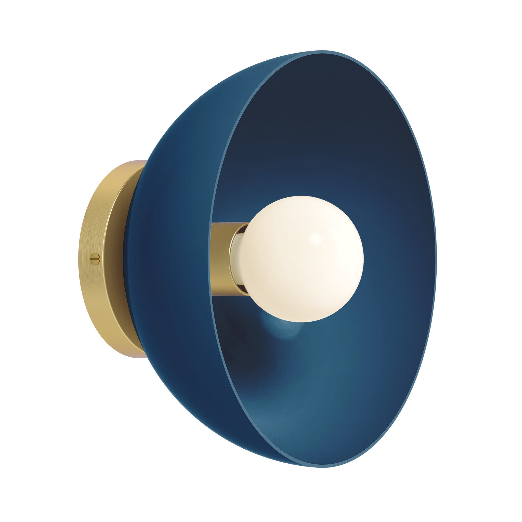 Color Hemi Sconce 10"