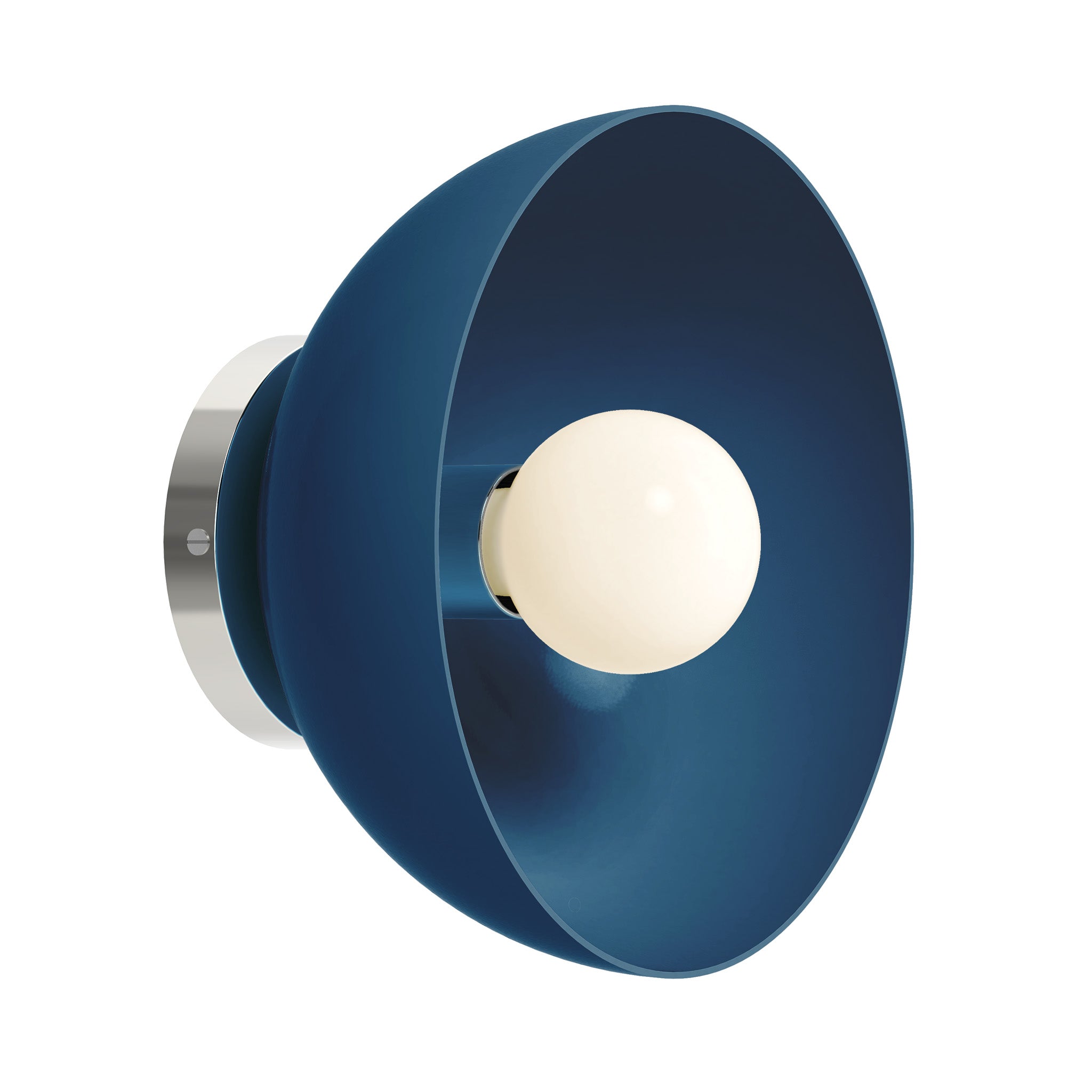 Color Hemi Sconce 10"