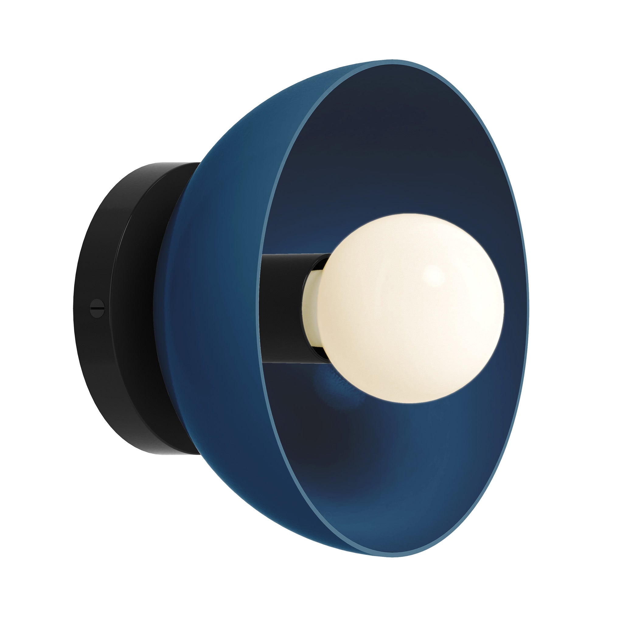 Color Hemi Sconce 8"