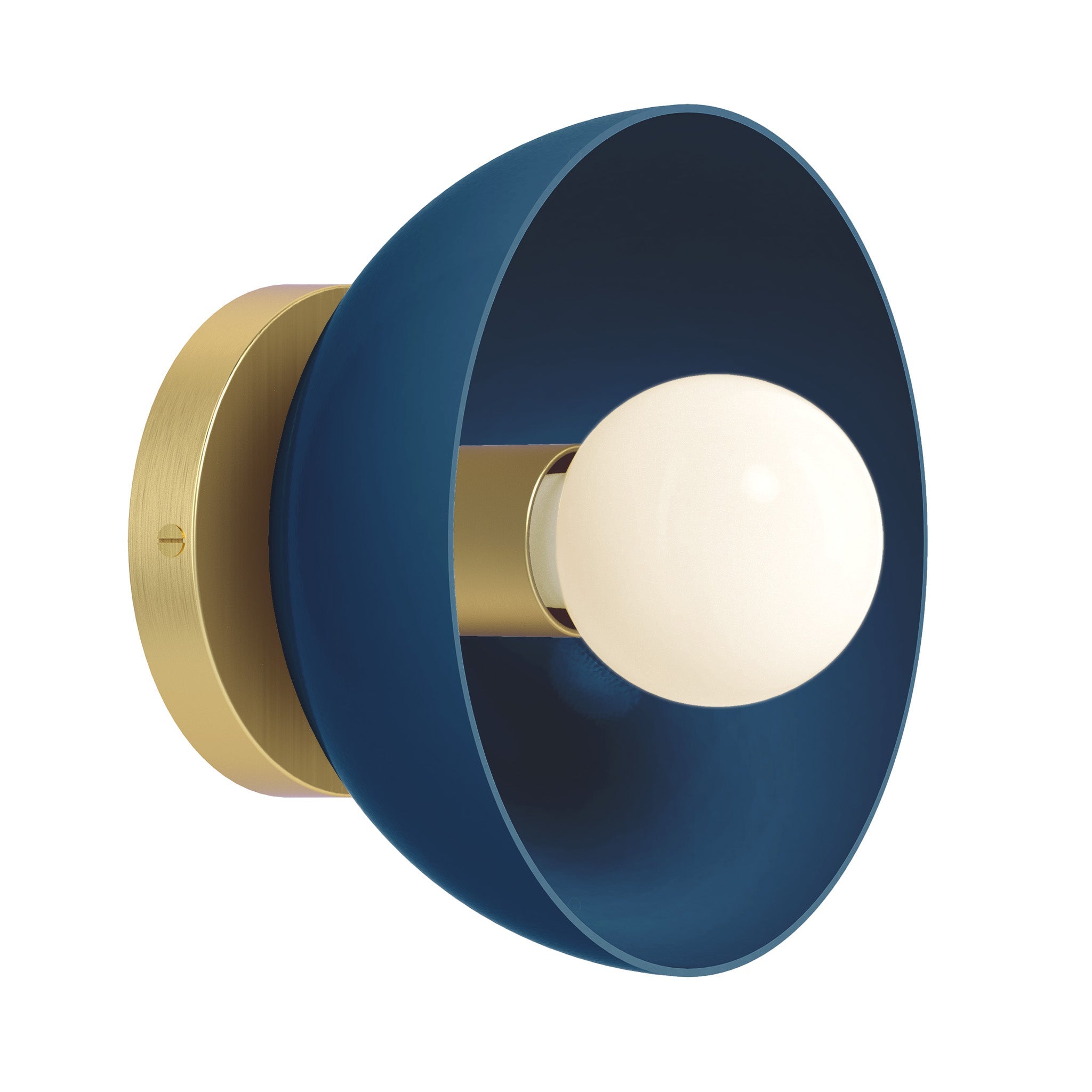 Color Hemi Sconce 8"