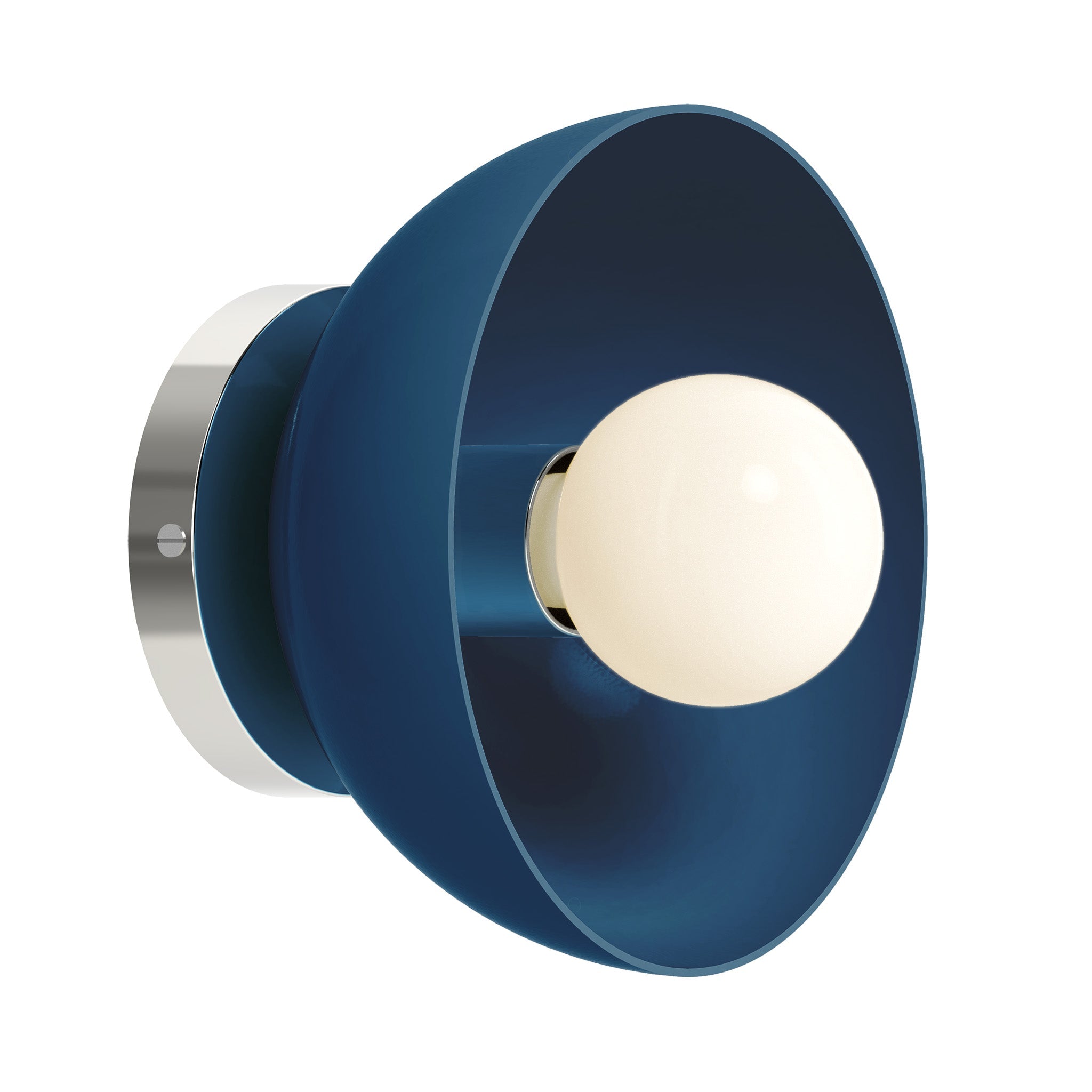 Color Hemi Sconce 8"