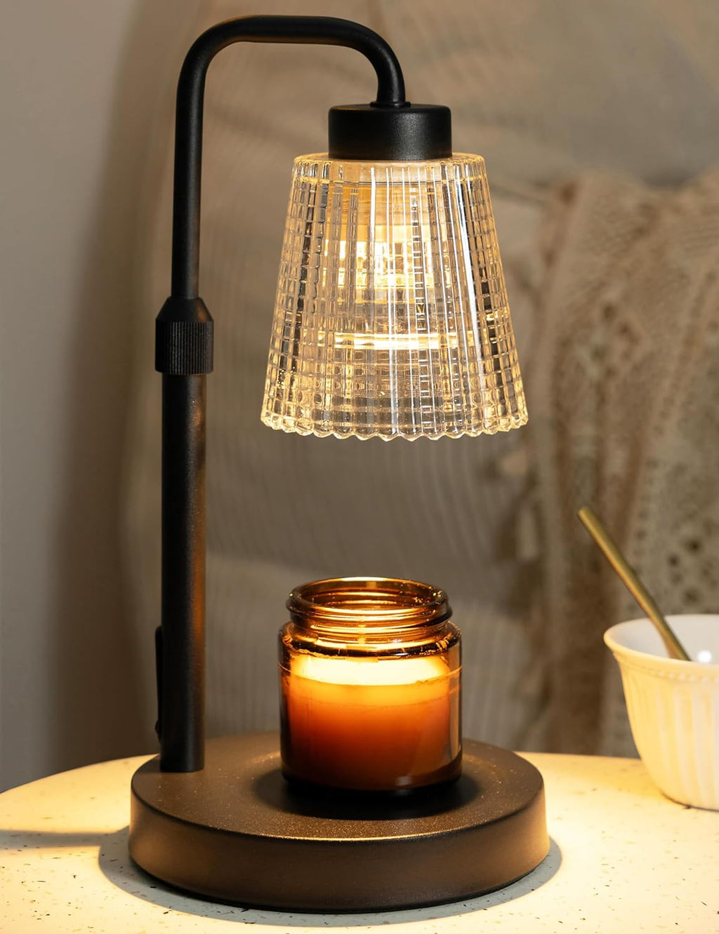 Dimmable Candle Warmer Lamp with Adjustable Height