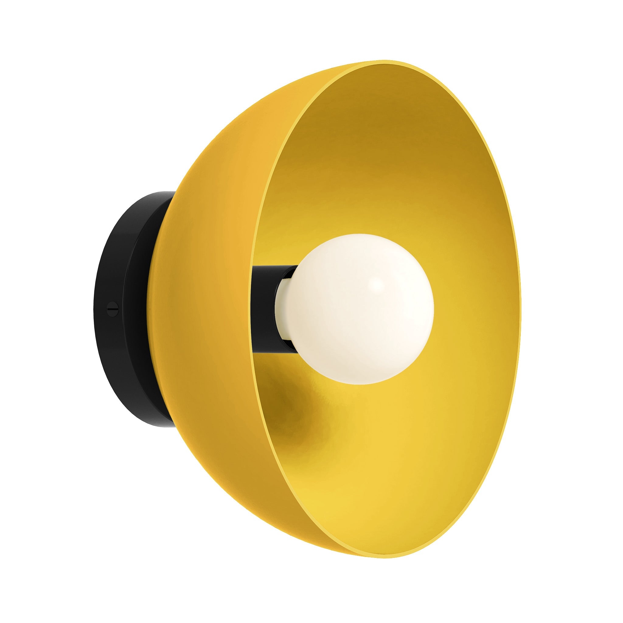 Color Hemi Sconce 10"
