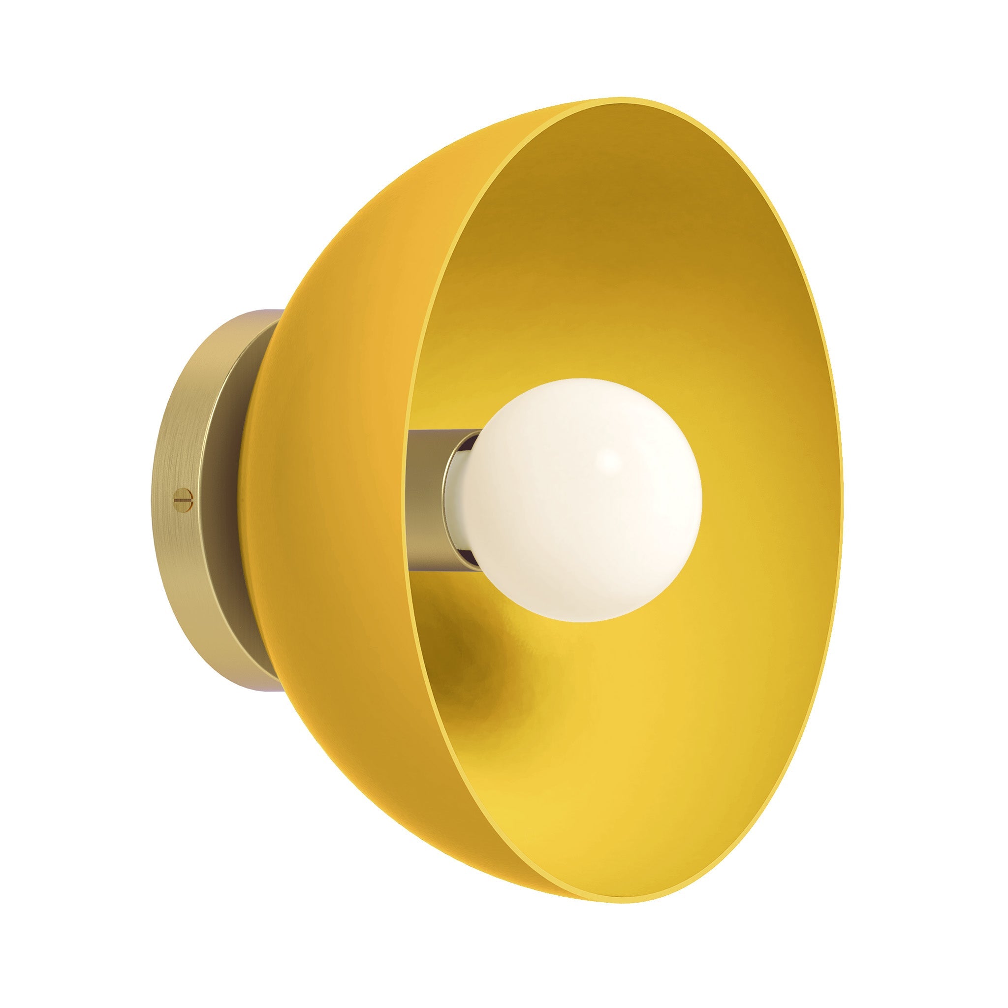 Color Hemi Sconce 10"
