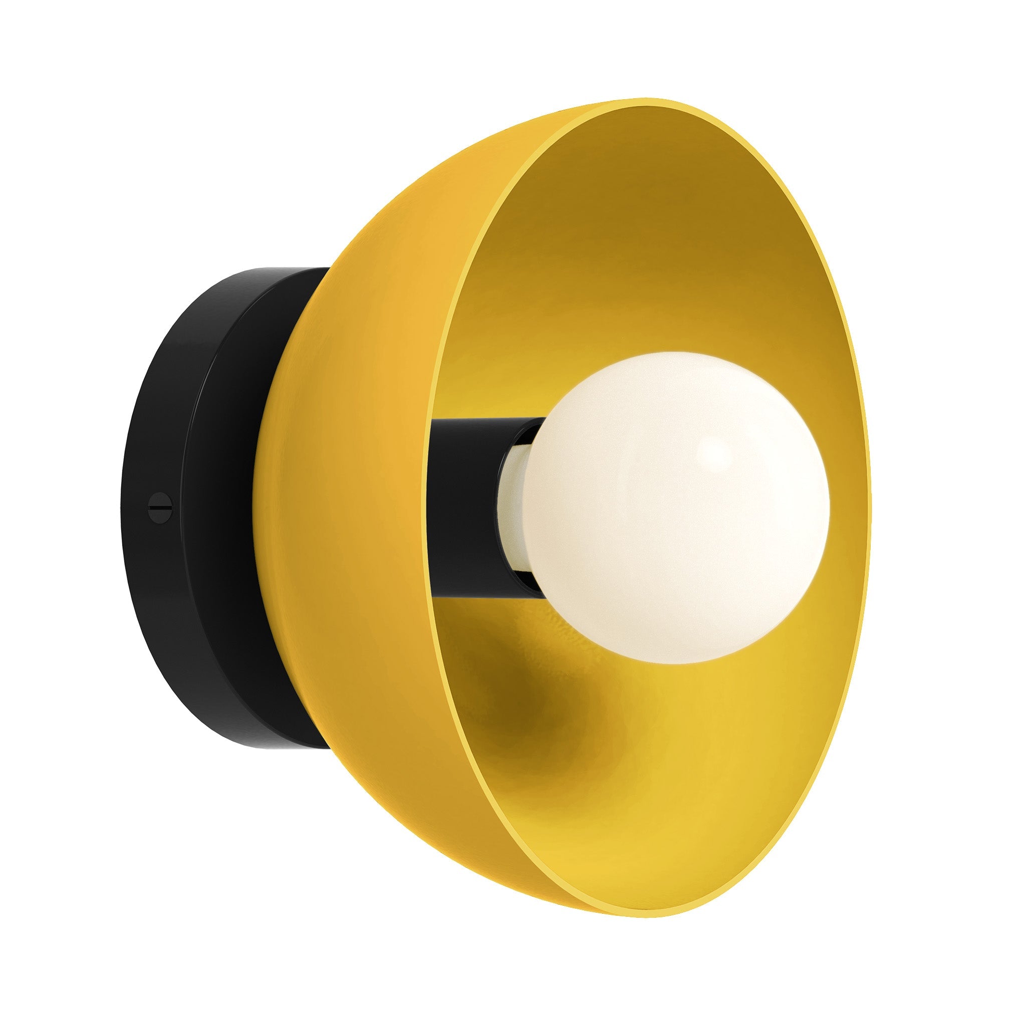 Color Hemi Sconce 8"