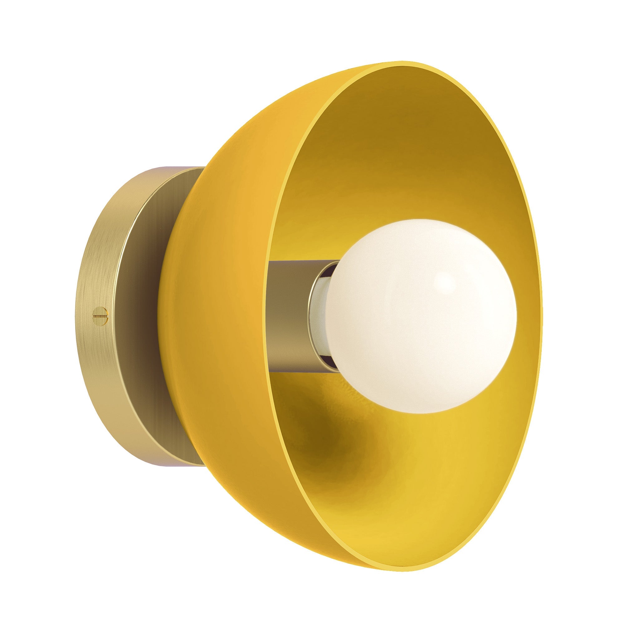 Color Hemi Sconce 8"